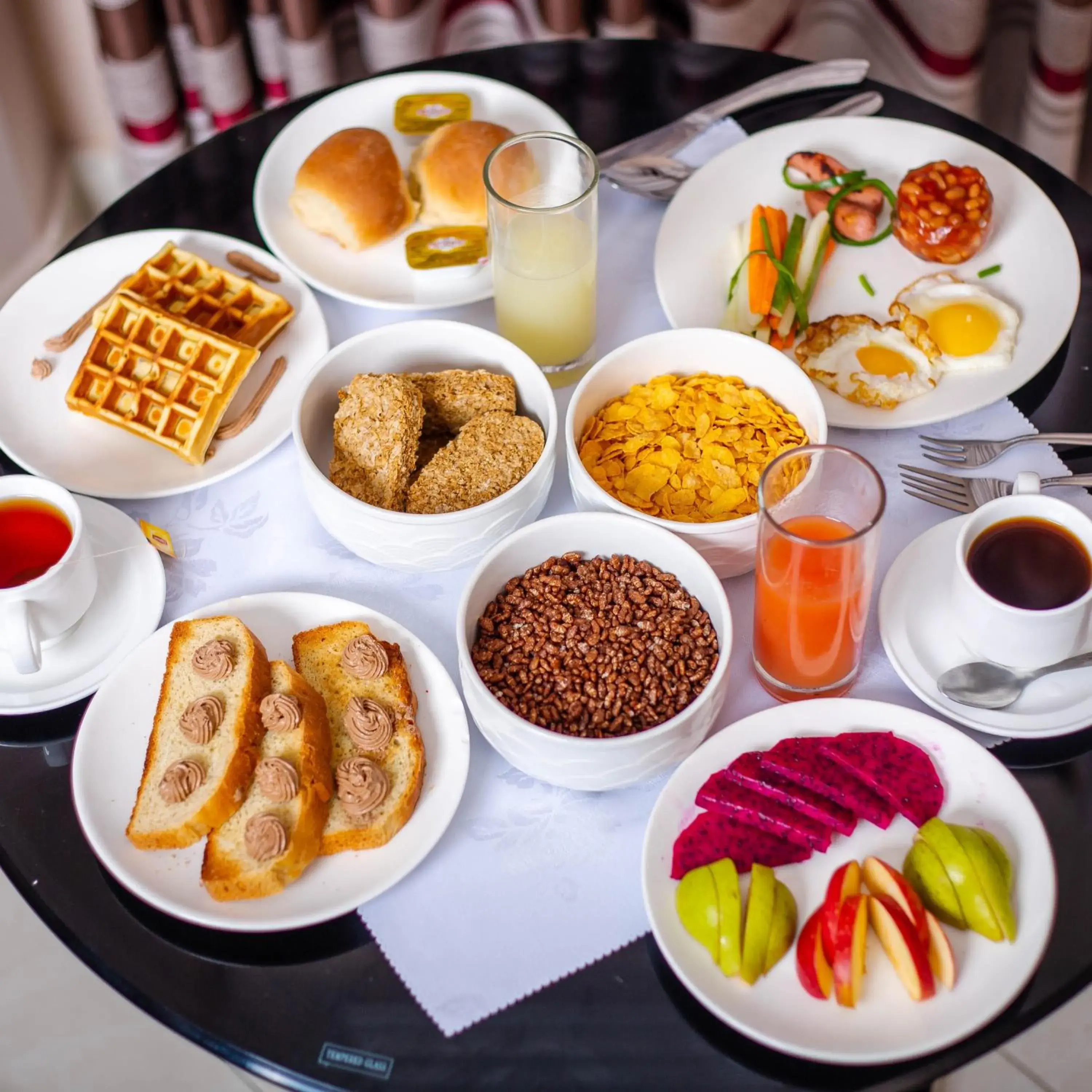 Breakfast in MJ Grand Hotel Breakfast in MJ Grand Hotel