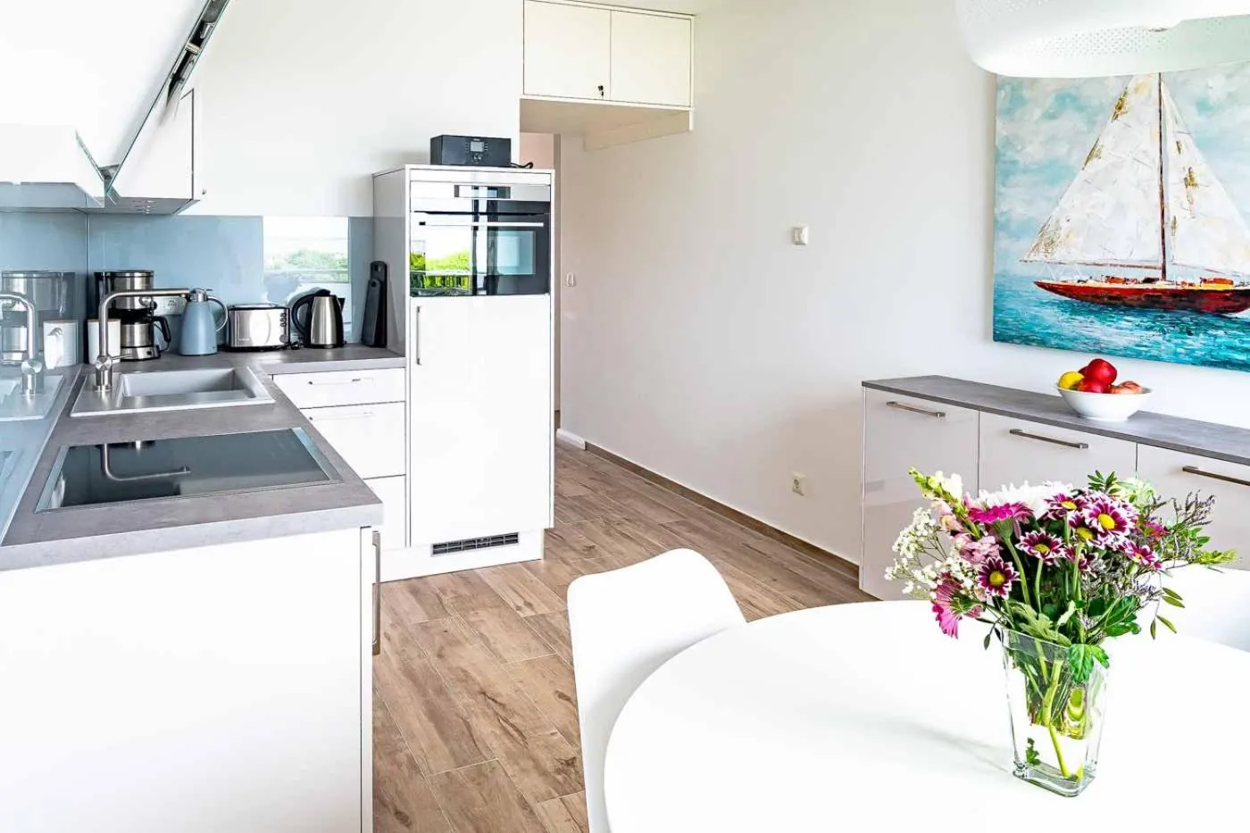 Kitchen or kitchenette in Heimathafen