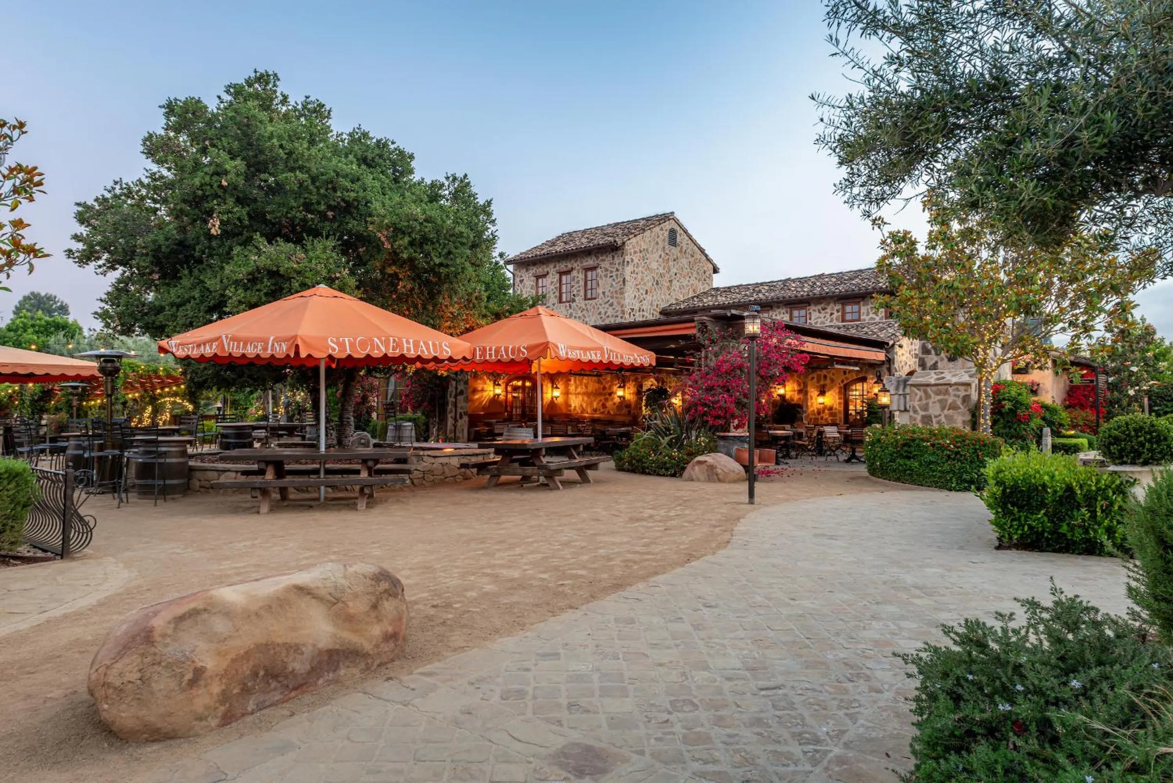 Patio in Westlake Village Inn