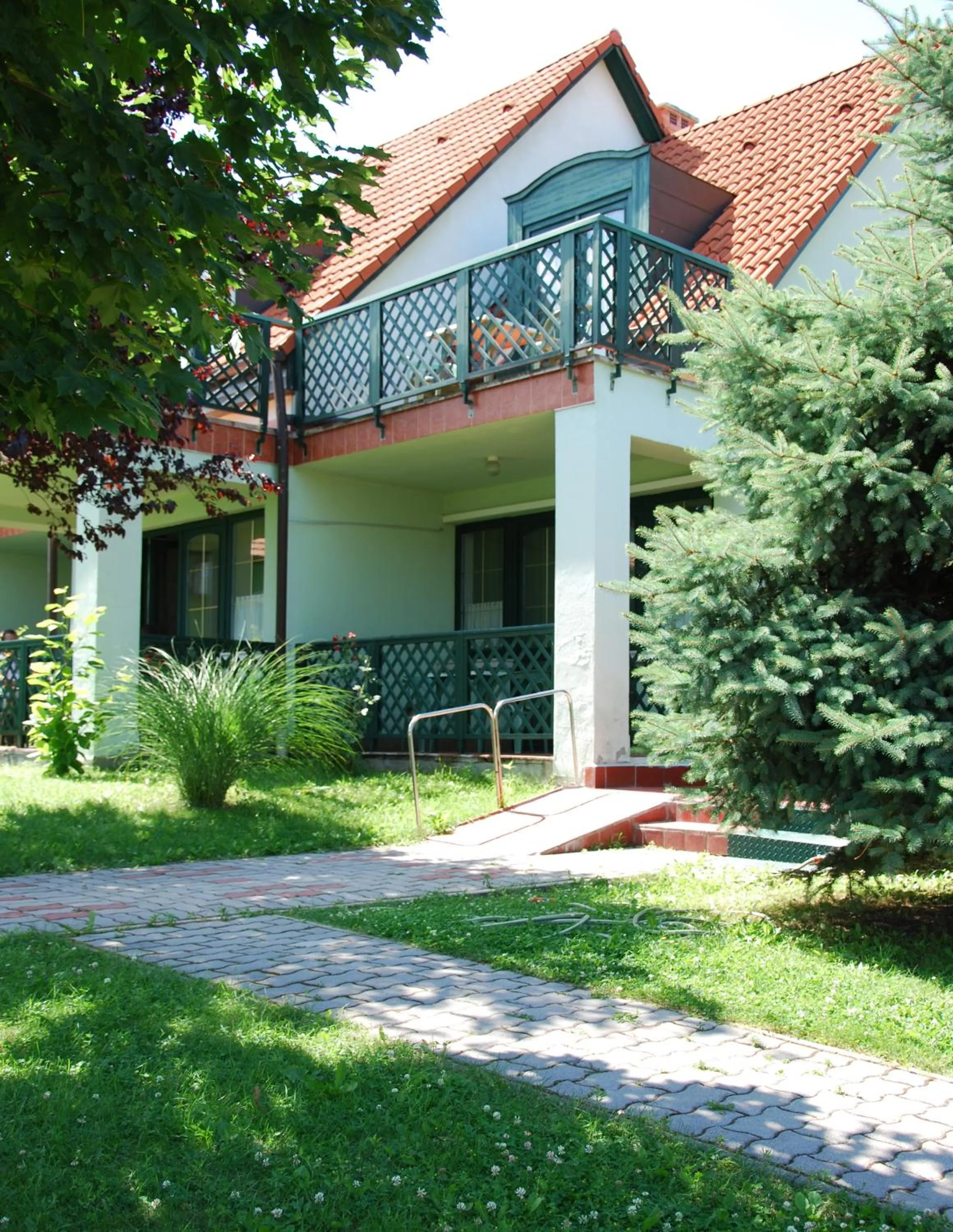 Balcony/Terrace in Bacchus Panzió