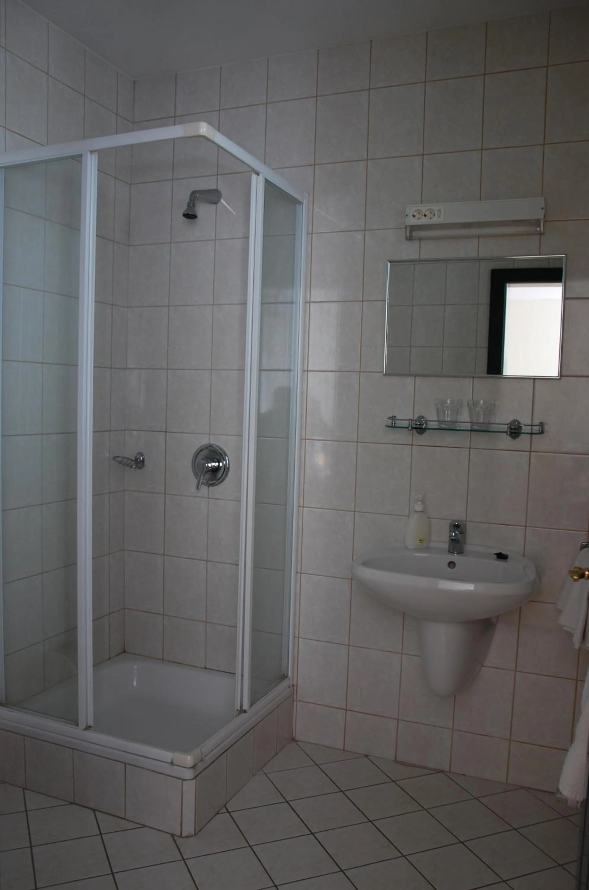 Bathroom in Bacchus Panzió