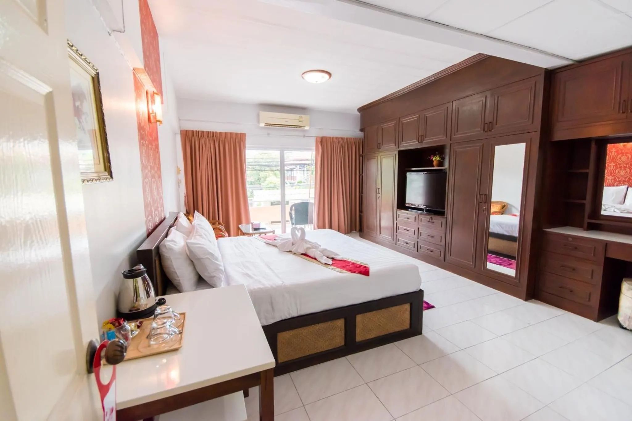 Coffee/tea facilities, Bed in Maria Room HuaHin