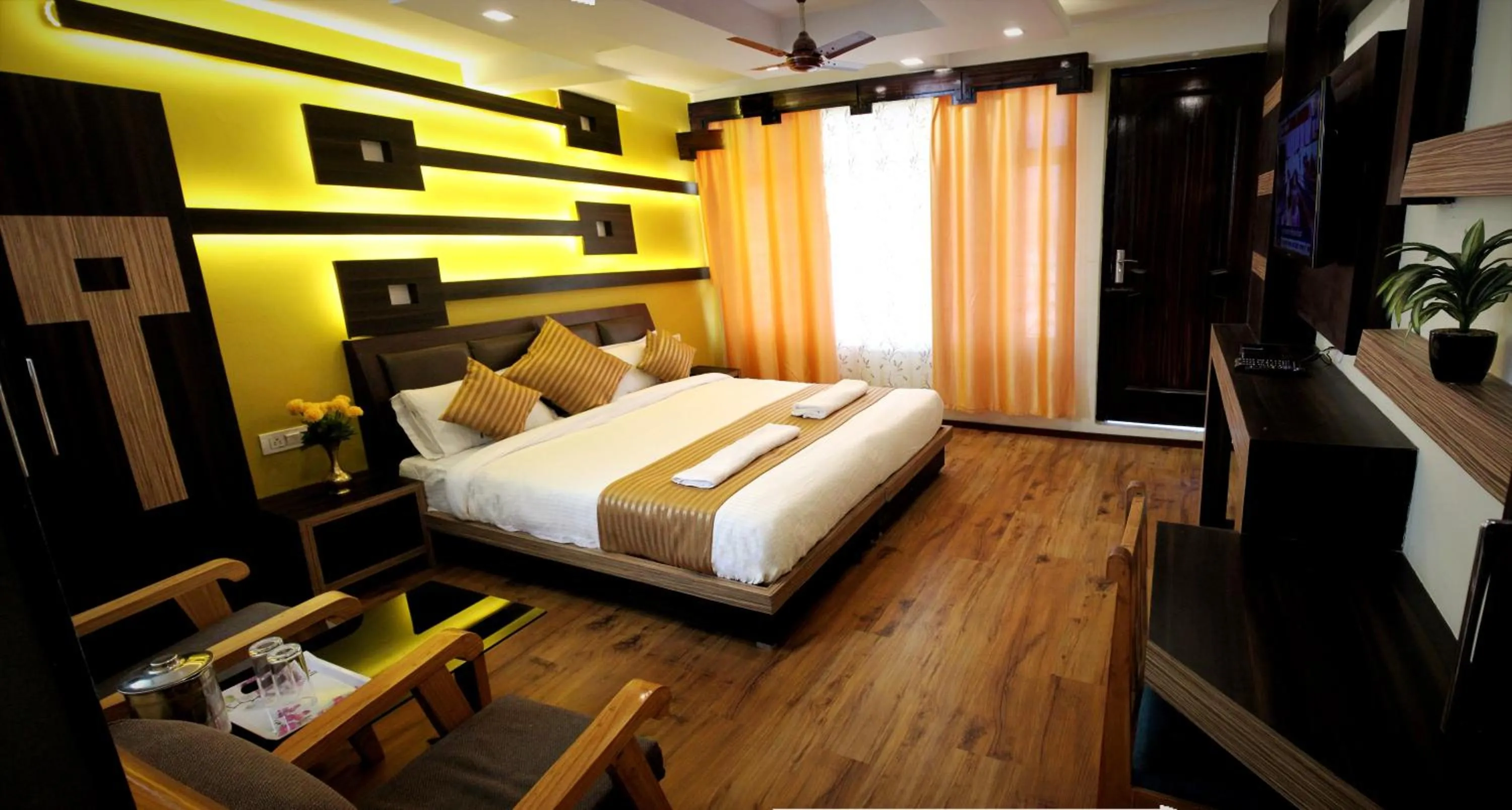 Bed in Hotel Nalanda Ladakh