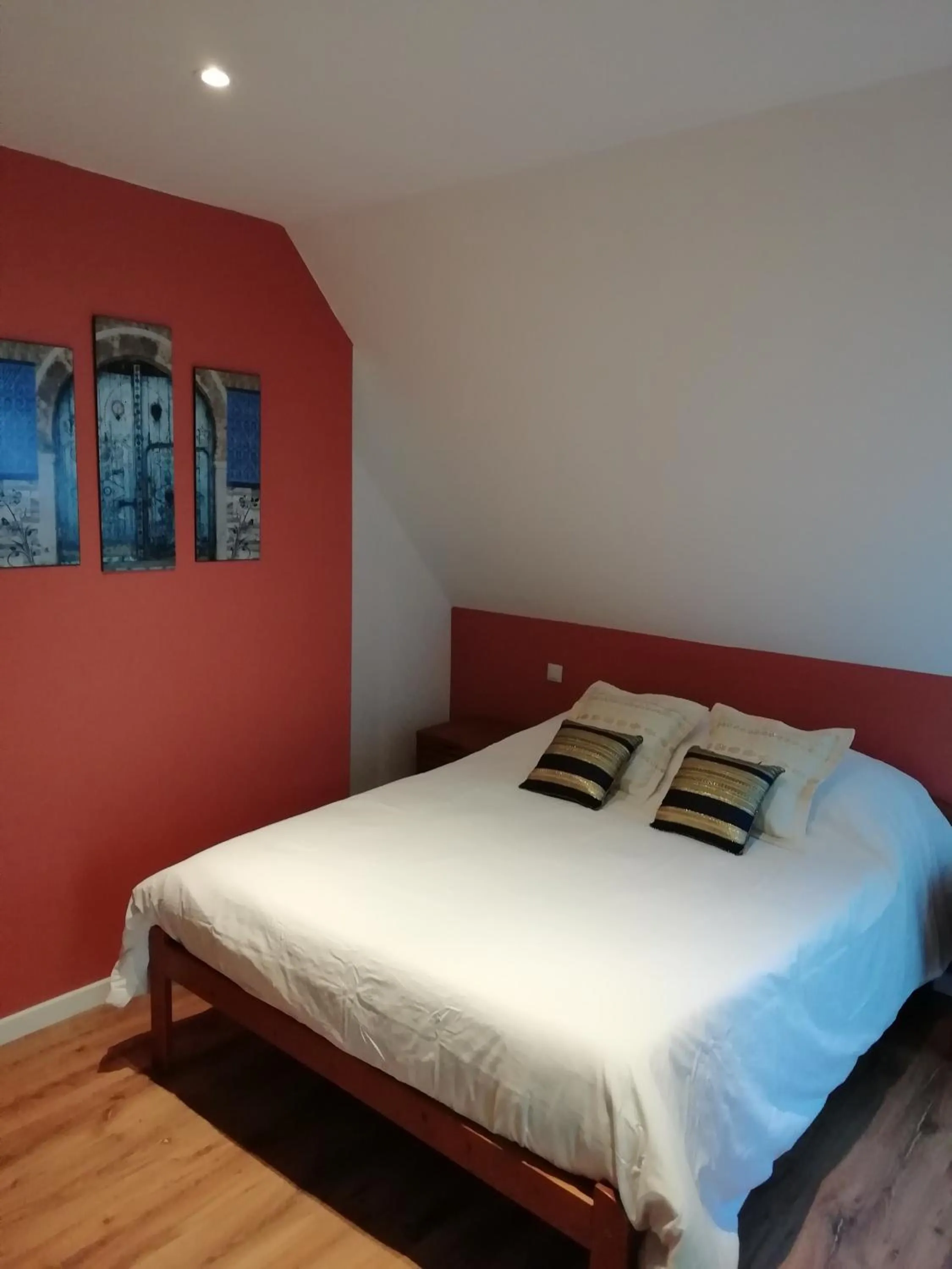 Bed in Les gîtes du petit Marcel
