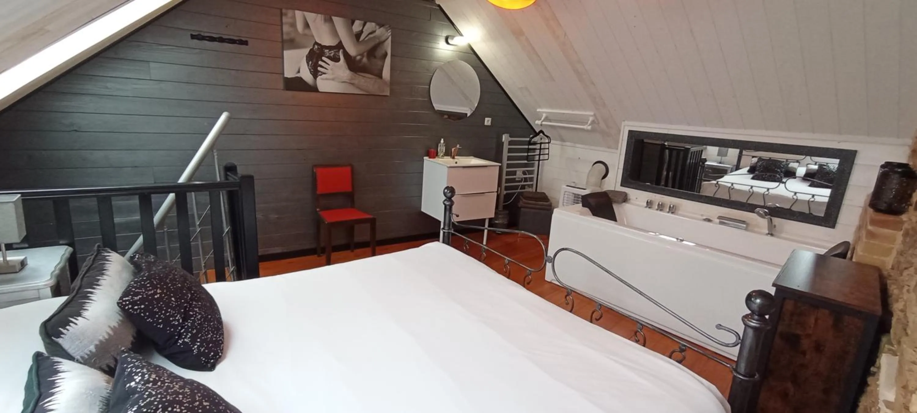 Bed in Les gîtes du petit Marcel