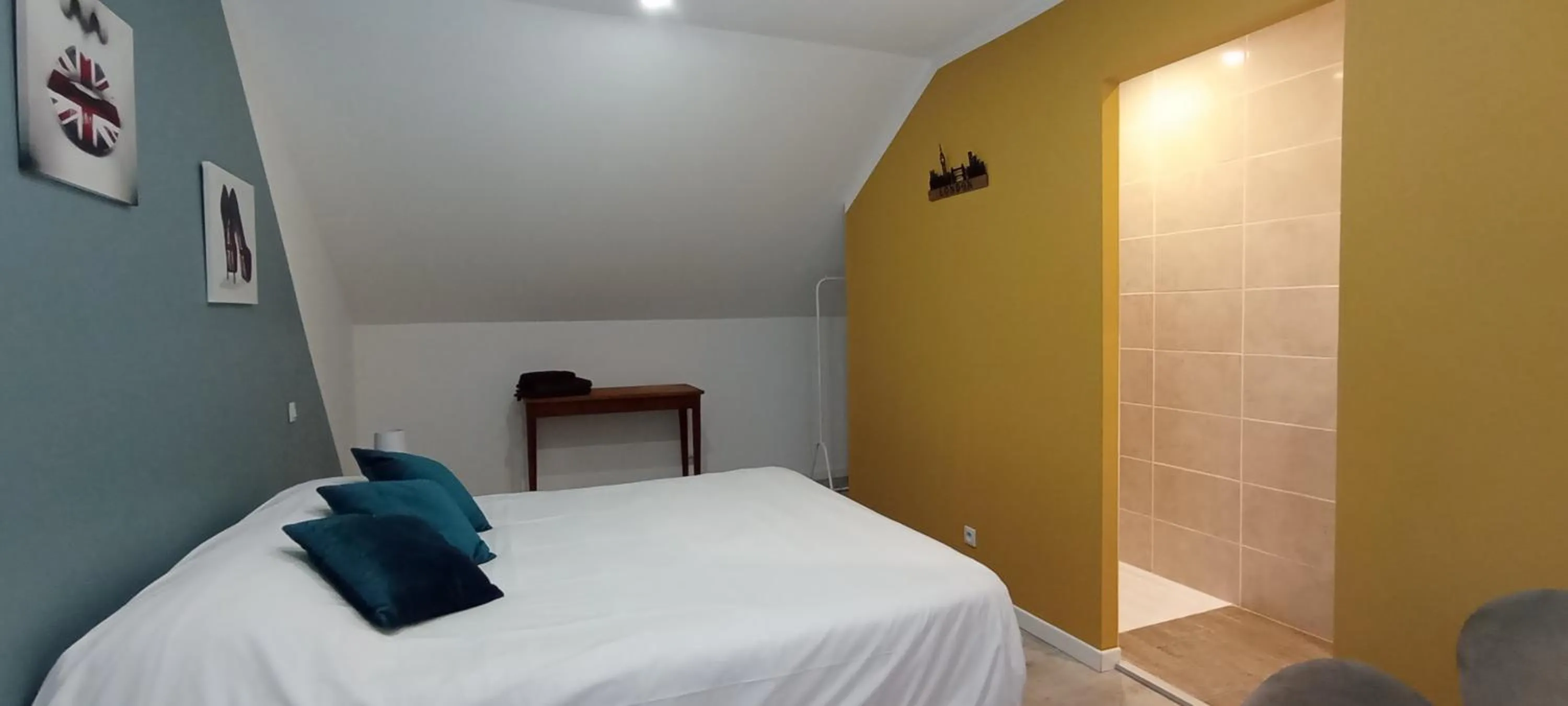 Bed in Les gîtes du petit Marcel