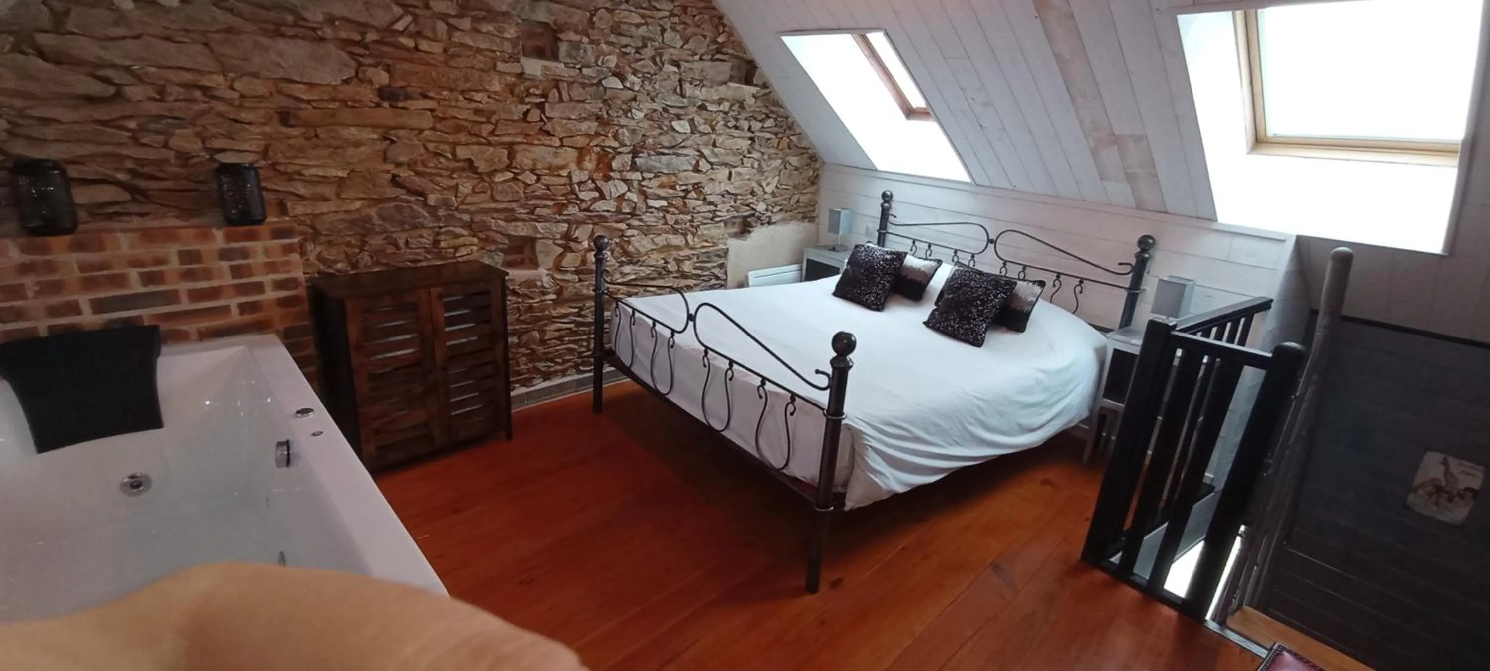 Bed in Les gîtes du petit Marcel