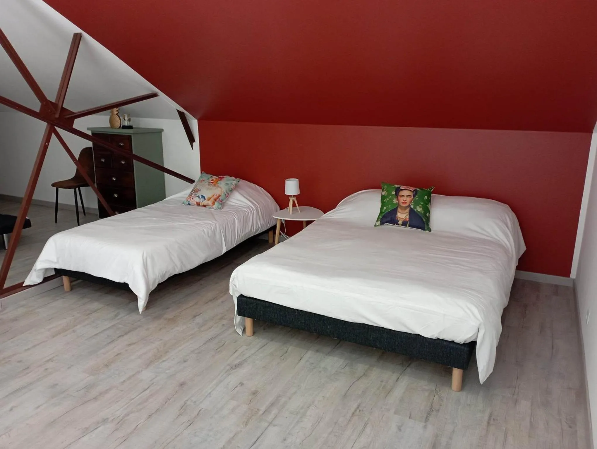 Bed in Les gîtes du petit Marcel