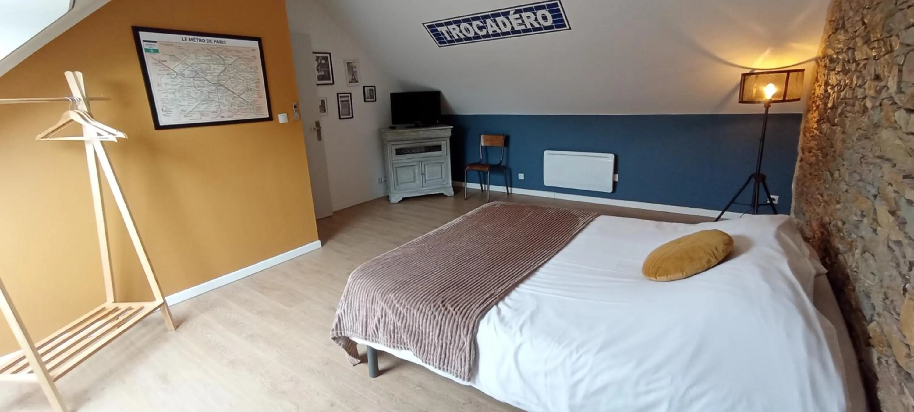 Bed in Les gîtes du petit Marcel