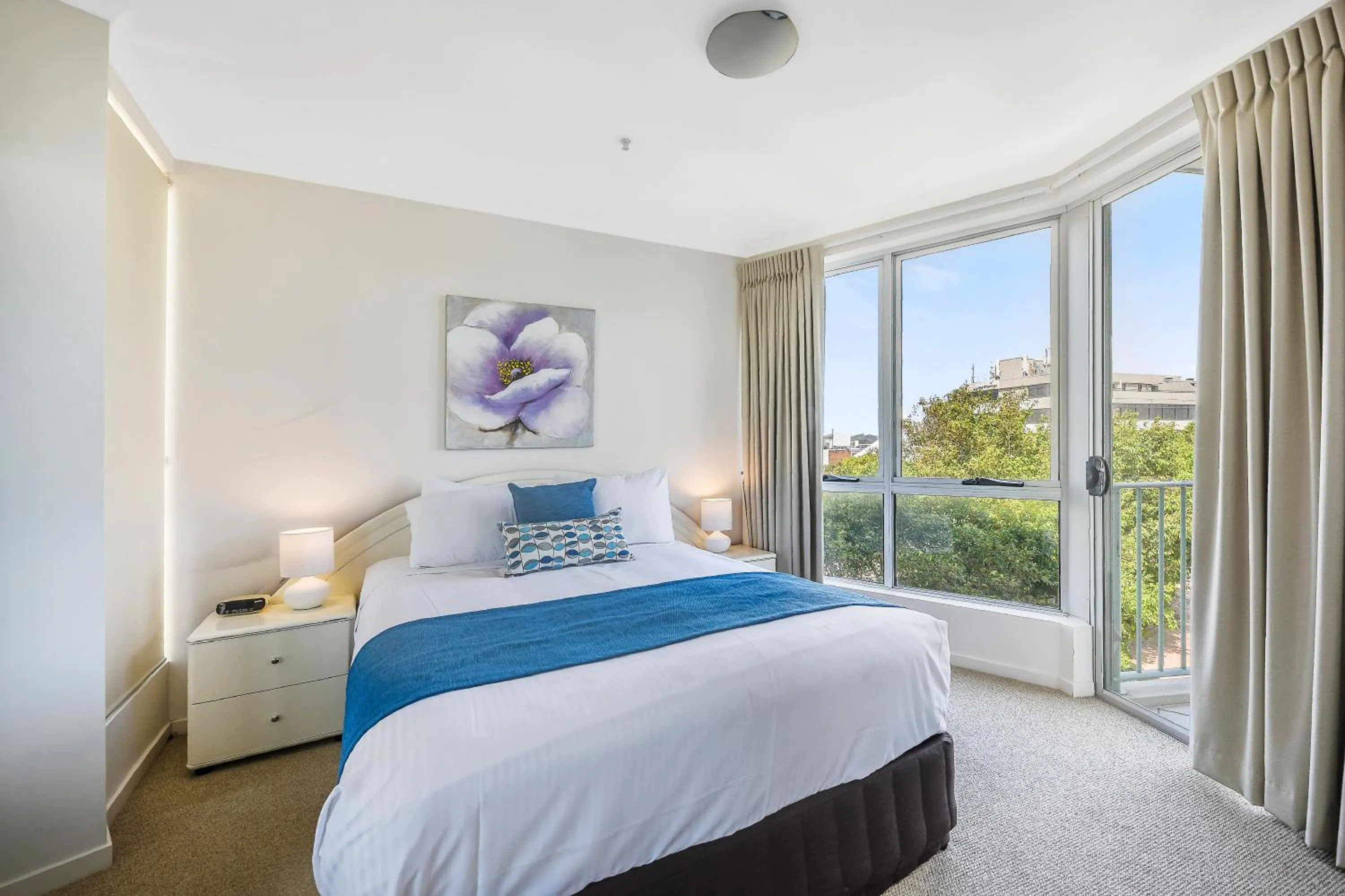 Bedroom, Bed in The Duporth Riverside