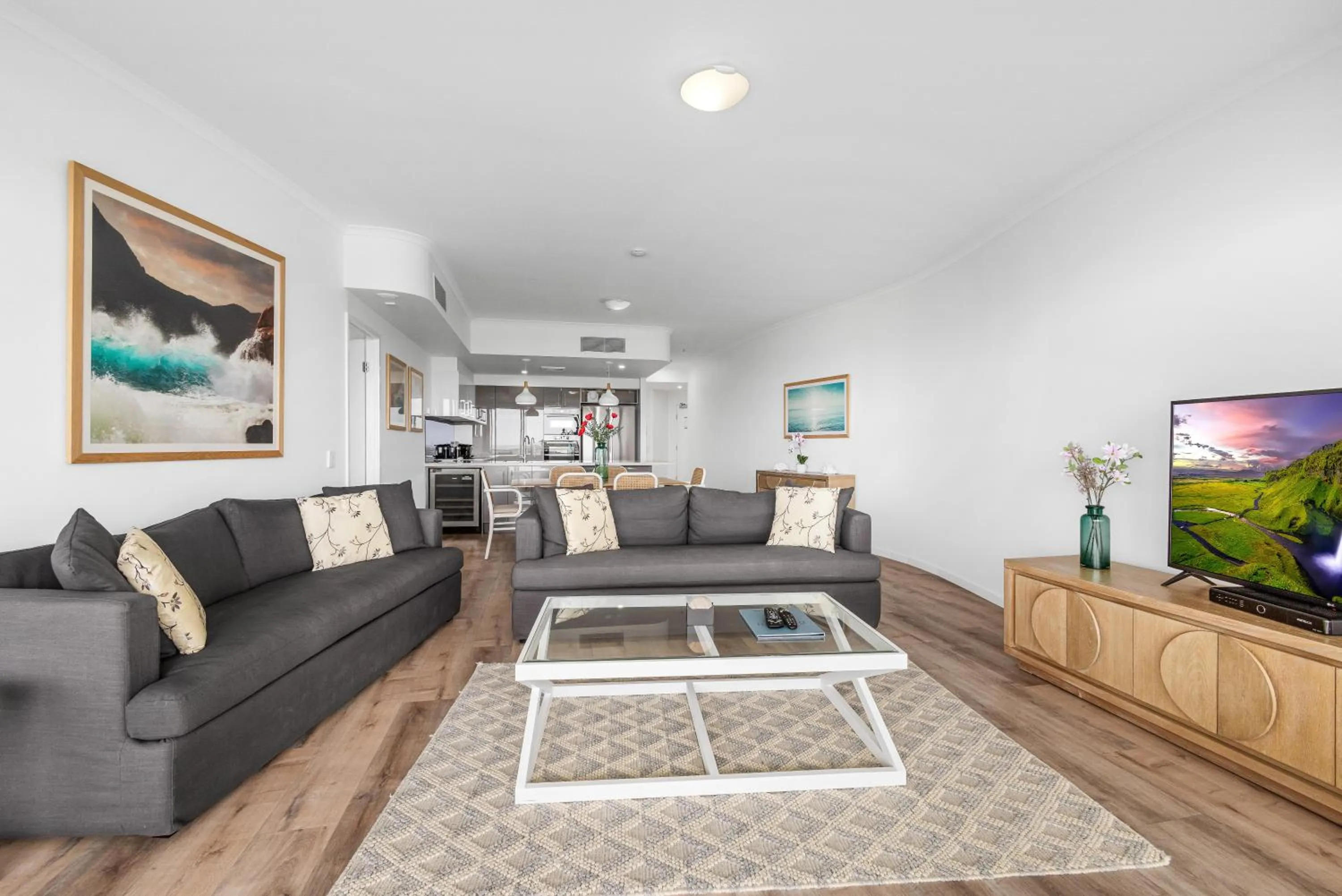 Seating area in The Duporth Riverside