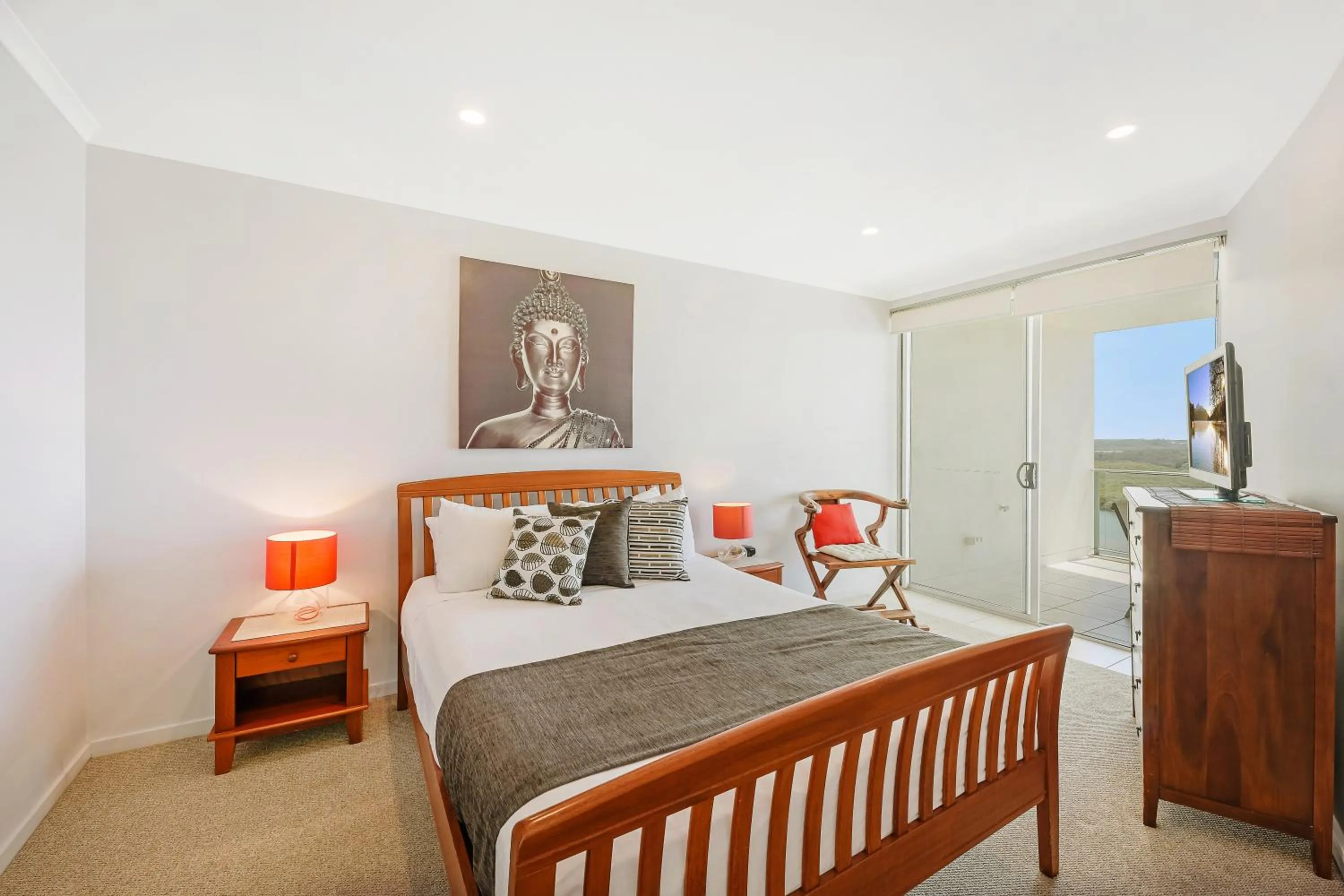 Bedroom, Bed in The Duporth Riverside