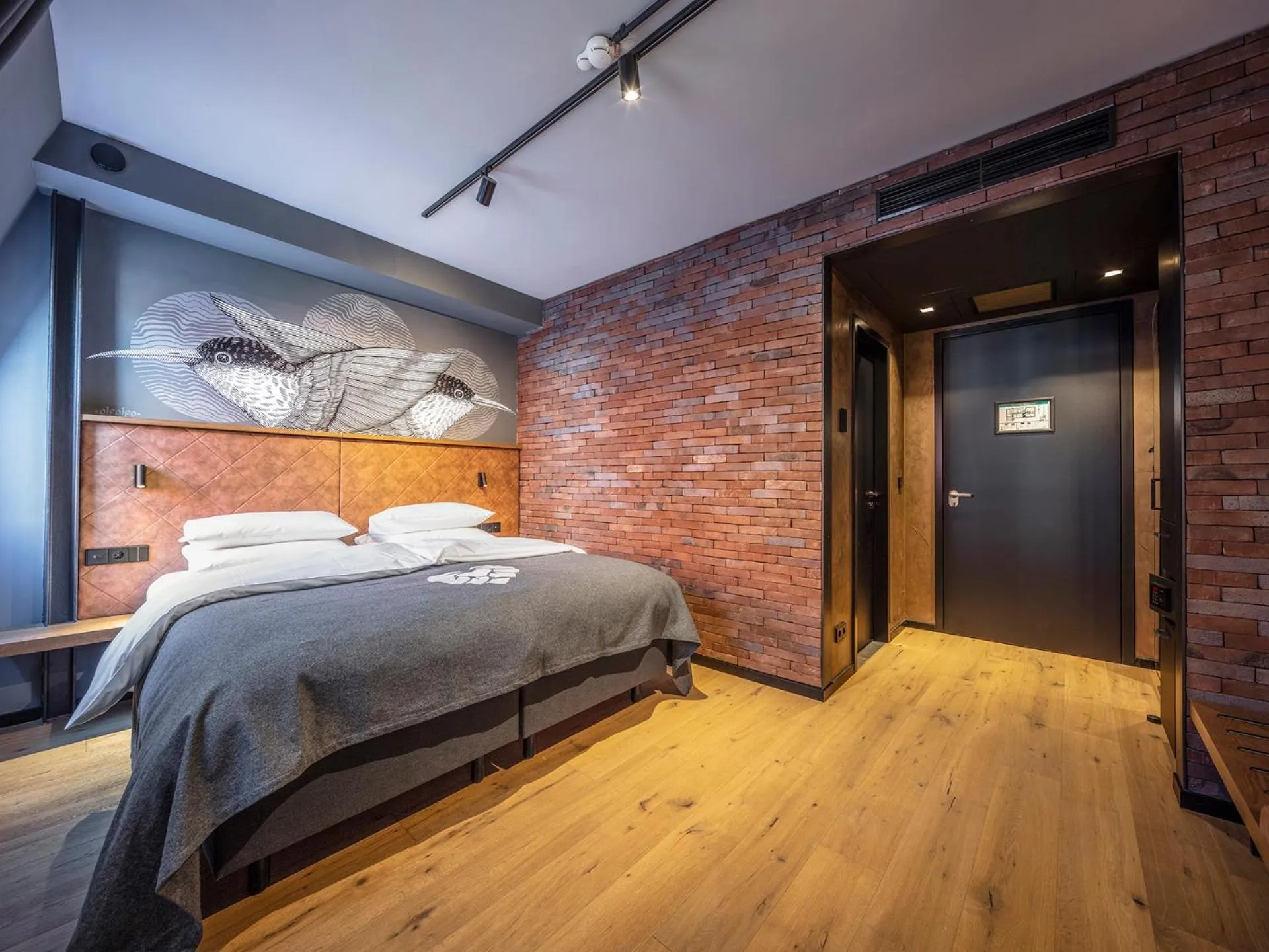 Living room, Bed in Liebesbier Urban Art & Smart Hotel