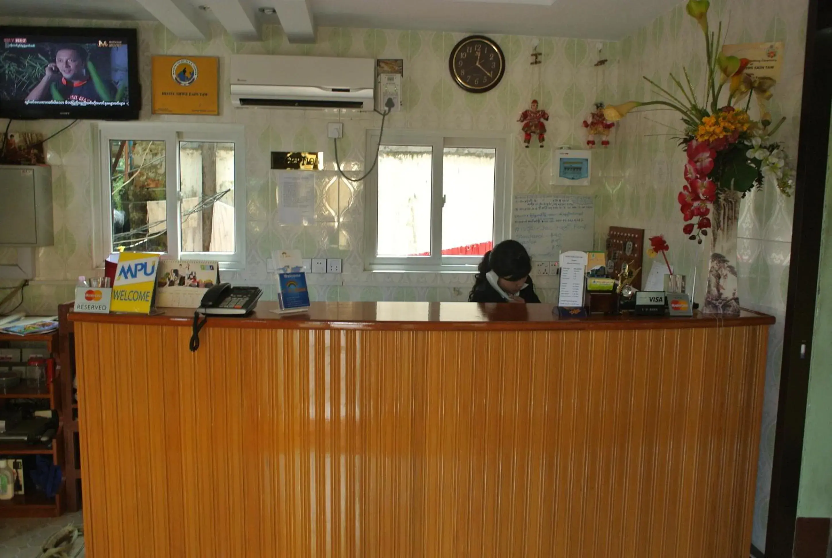 Lobby or reception in Hotel Shwe Eain Taw Lobby or reception in Hotel Shwe Eain Taw