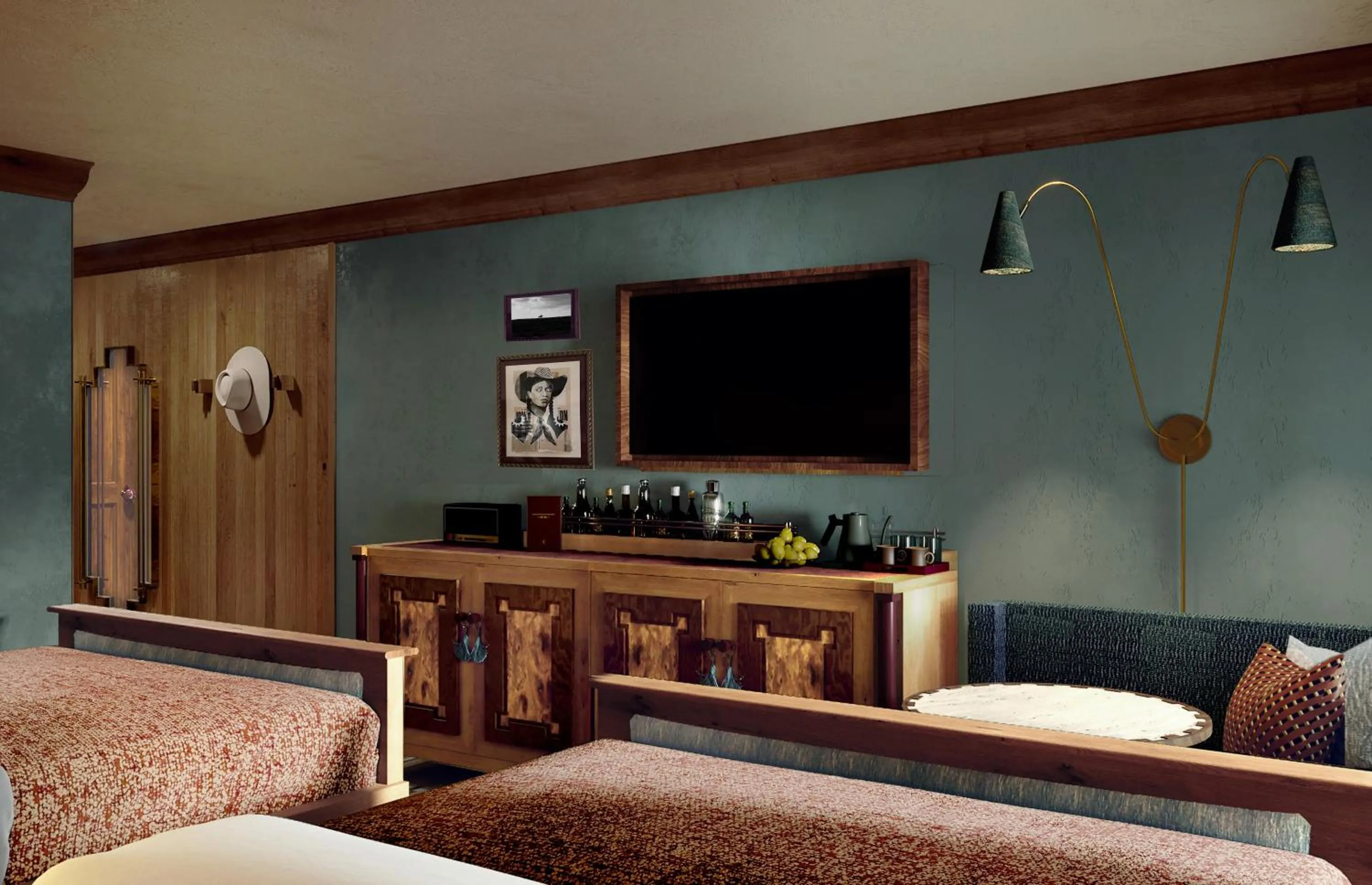 Bedroom in Snake River Lodge