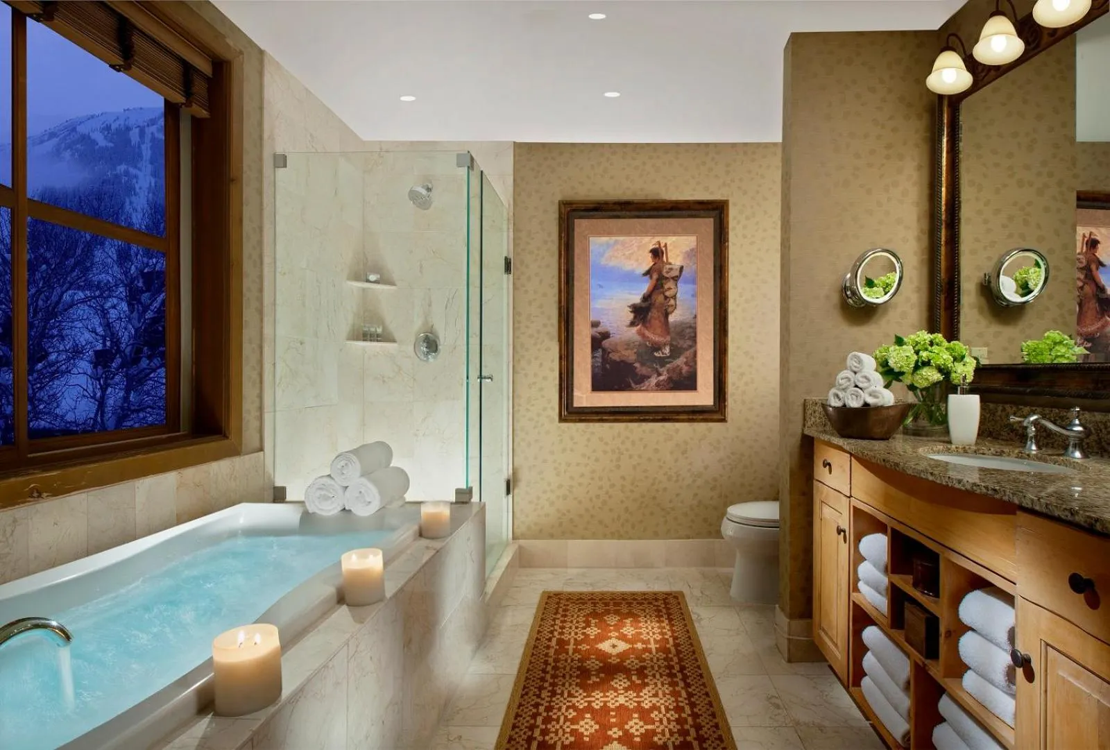 Bathroom in Snake River Lodge