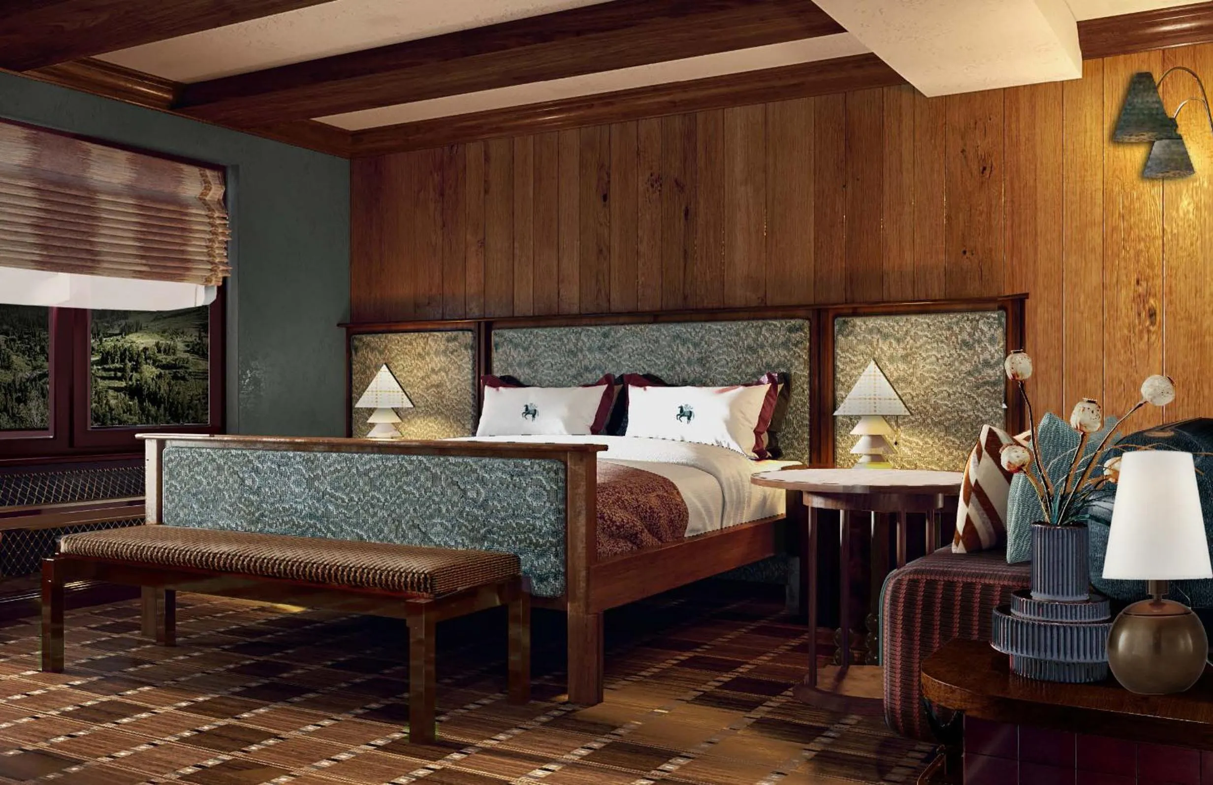 Bedroom, Bed in Snake River Lodge