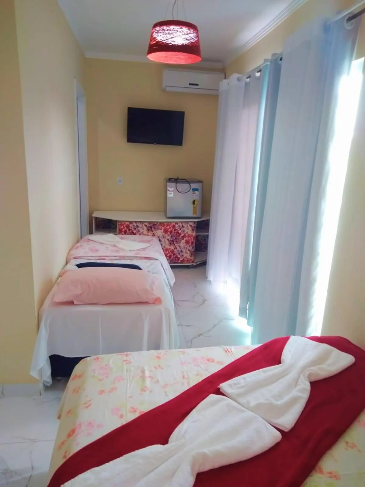 Bed in Pousada Cavalero