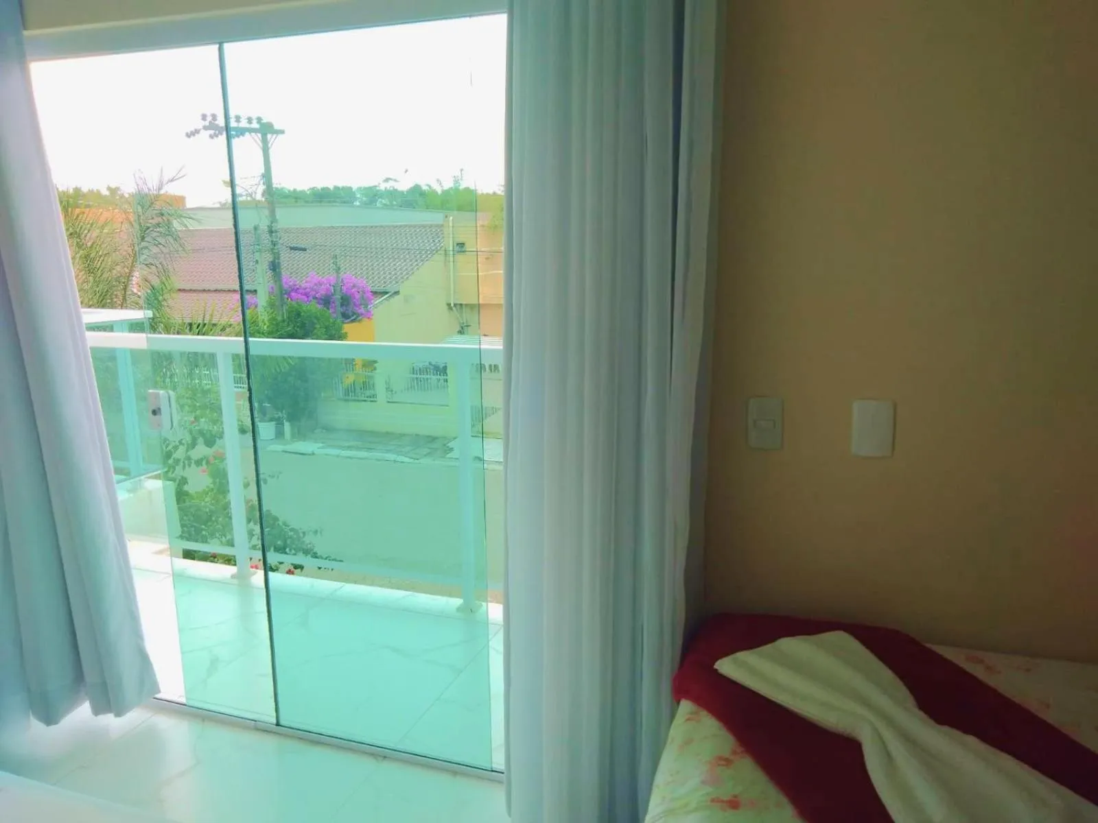 Bed in Pousada Cavalero