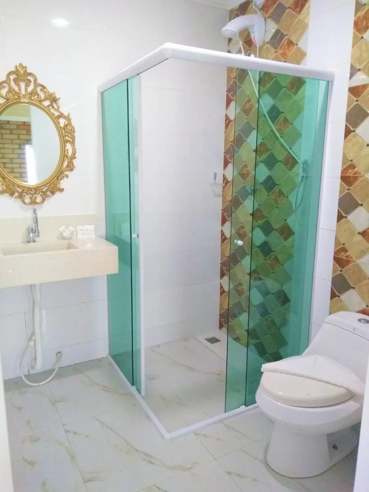 Shower in Pousada Cavalero