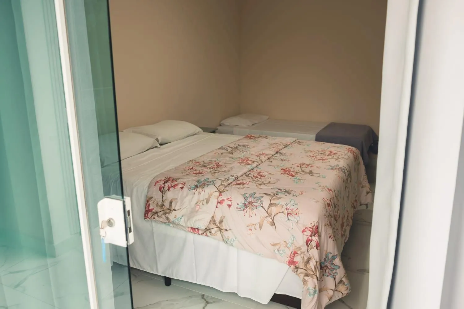 Bed in Pousada Cavalero