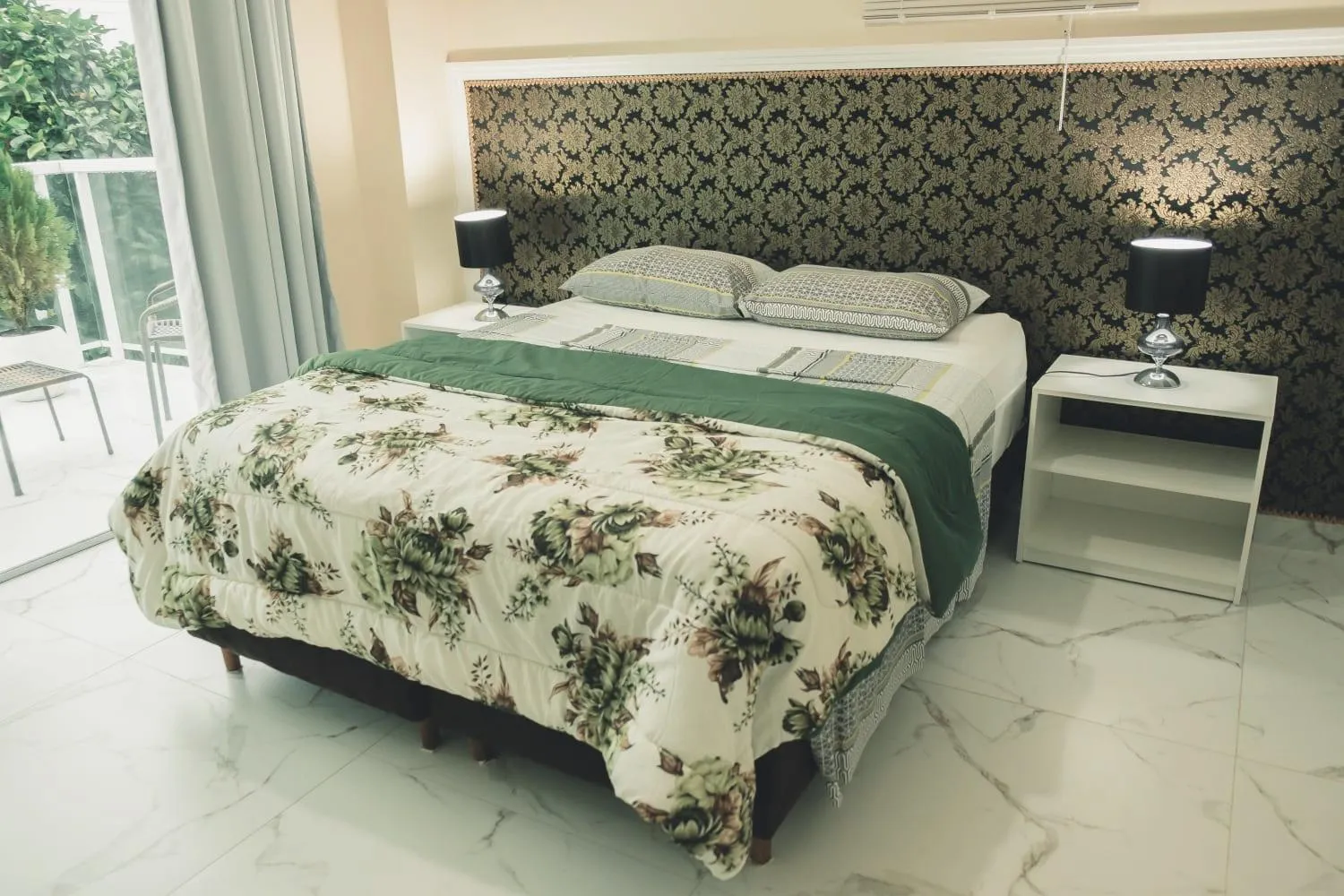 Bed in Pousada Cavalero