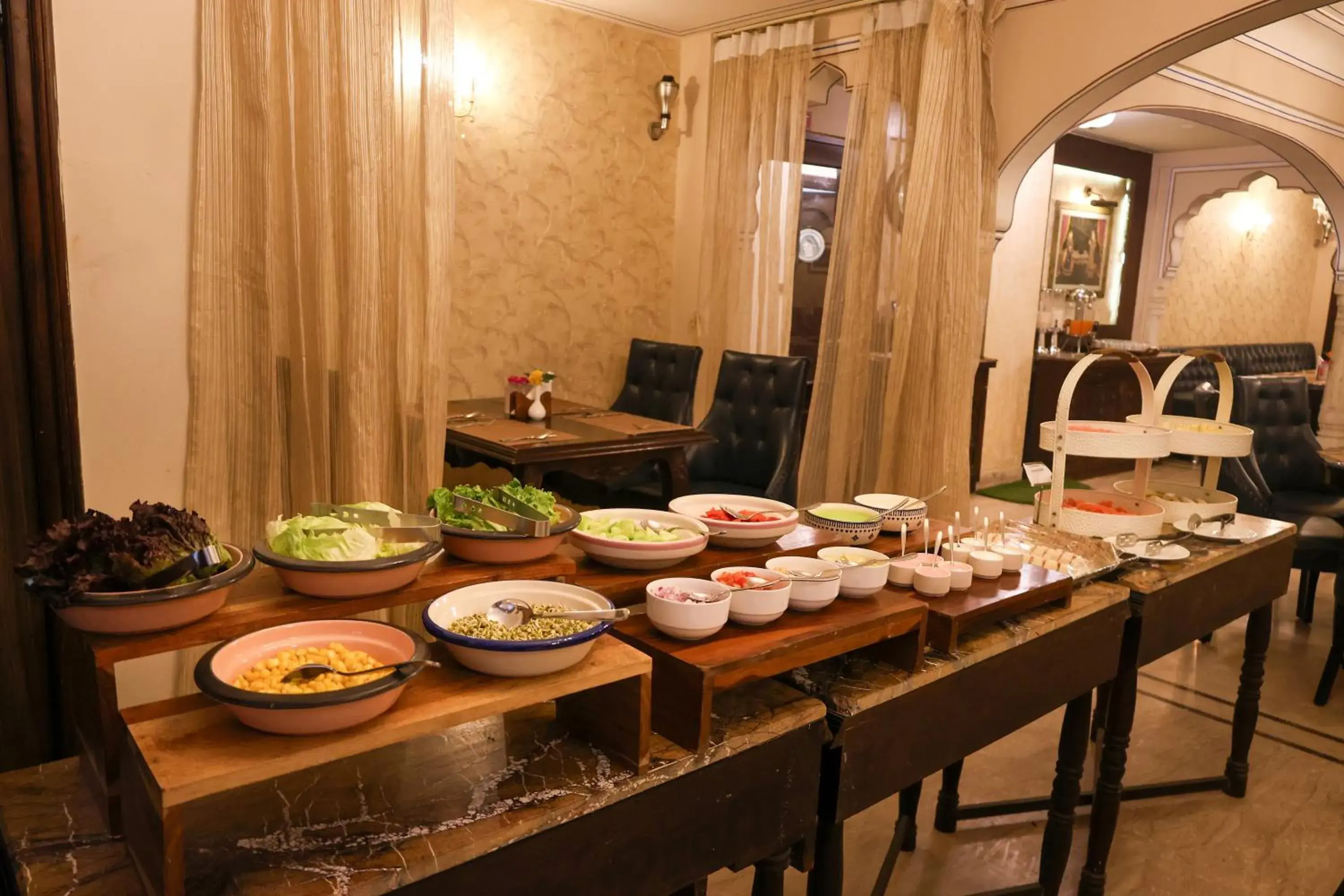 Breakfast in WelcomHeritage Traditional Haveli Breakfast in WelcomHeritage Traditional Haveli