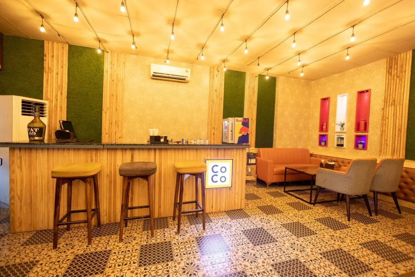 Lounge or bar in WelcomHeritage Traditional Haveli Lounge or bar in WelcomHeritage Traditional Haveli