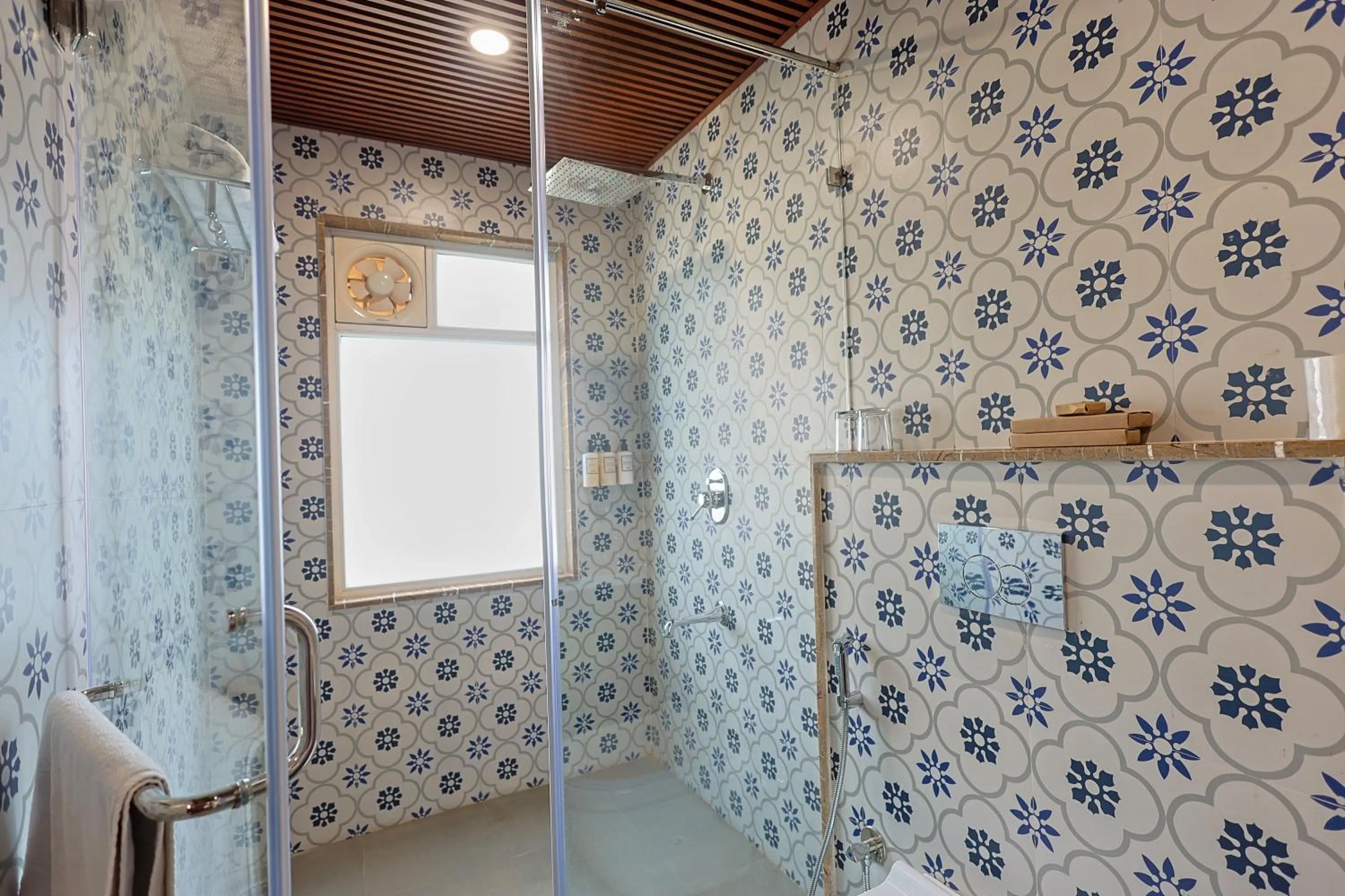 Shower in WelcomHeritage Traditional Haveli