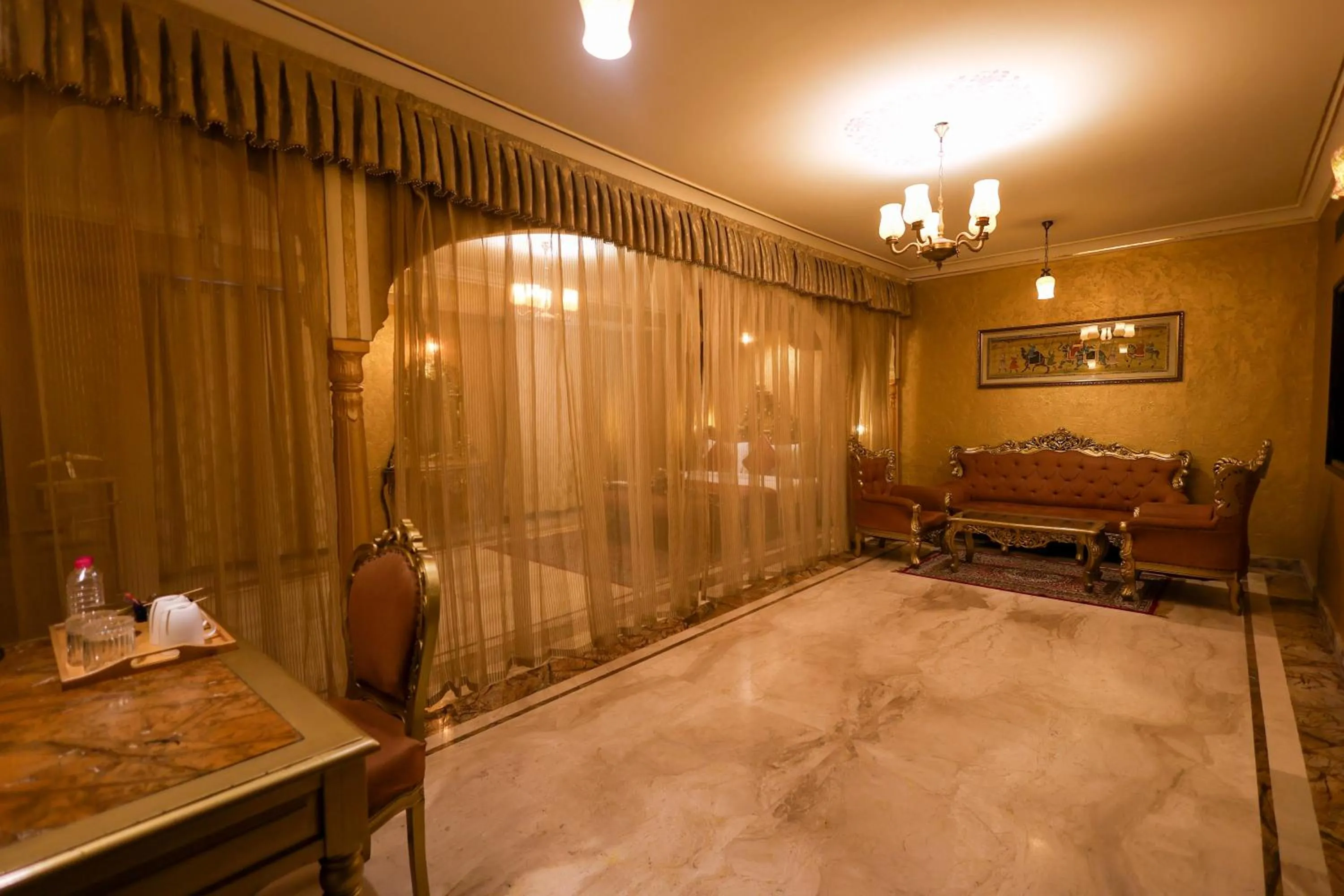 Seating area in WelcomHeritage Traditional Haveli