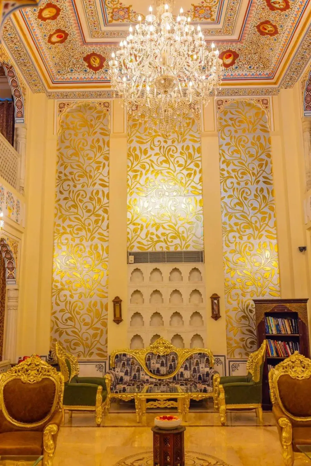 Lobby or reception in WelcomHeritage Traditional Haveli Lobby or reception in WelcomHeritage Traditional Haveli