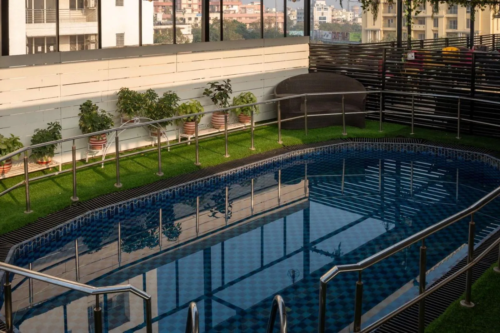 Swimming pool in WelcomHeritage Traditional Haveli