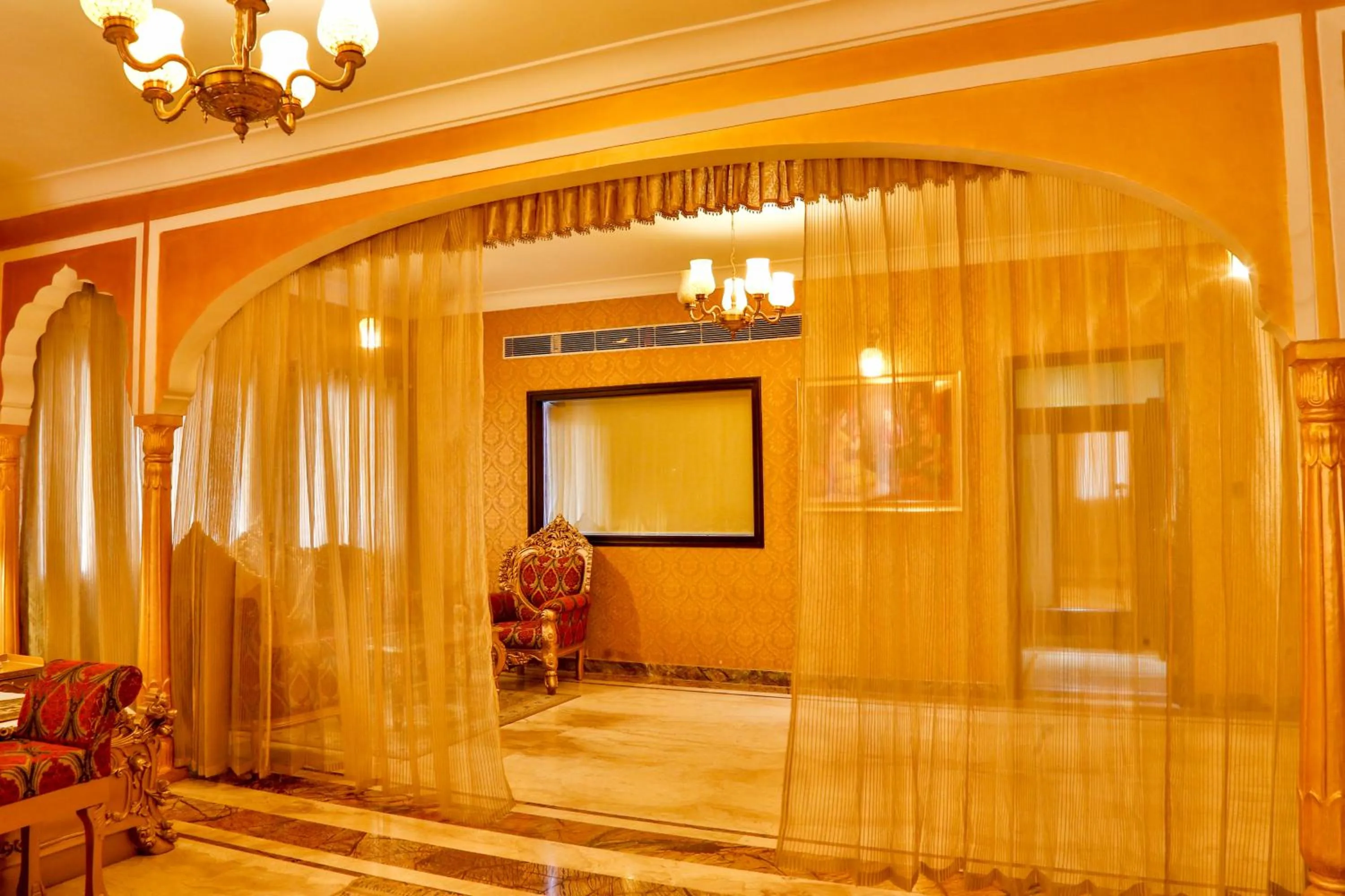 Seating area in WelcomHeritage Traditional Haveli