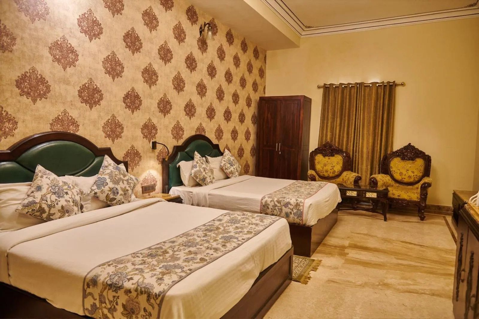 Family, Bed in WelcomHeritage Traditional Haveli