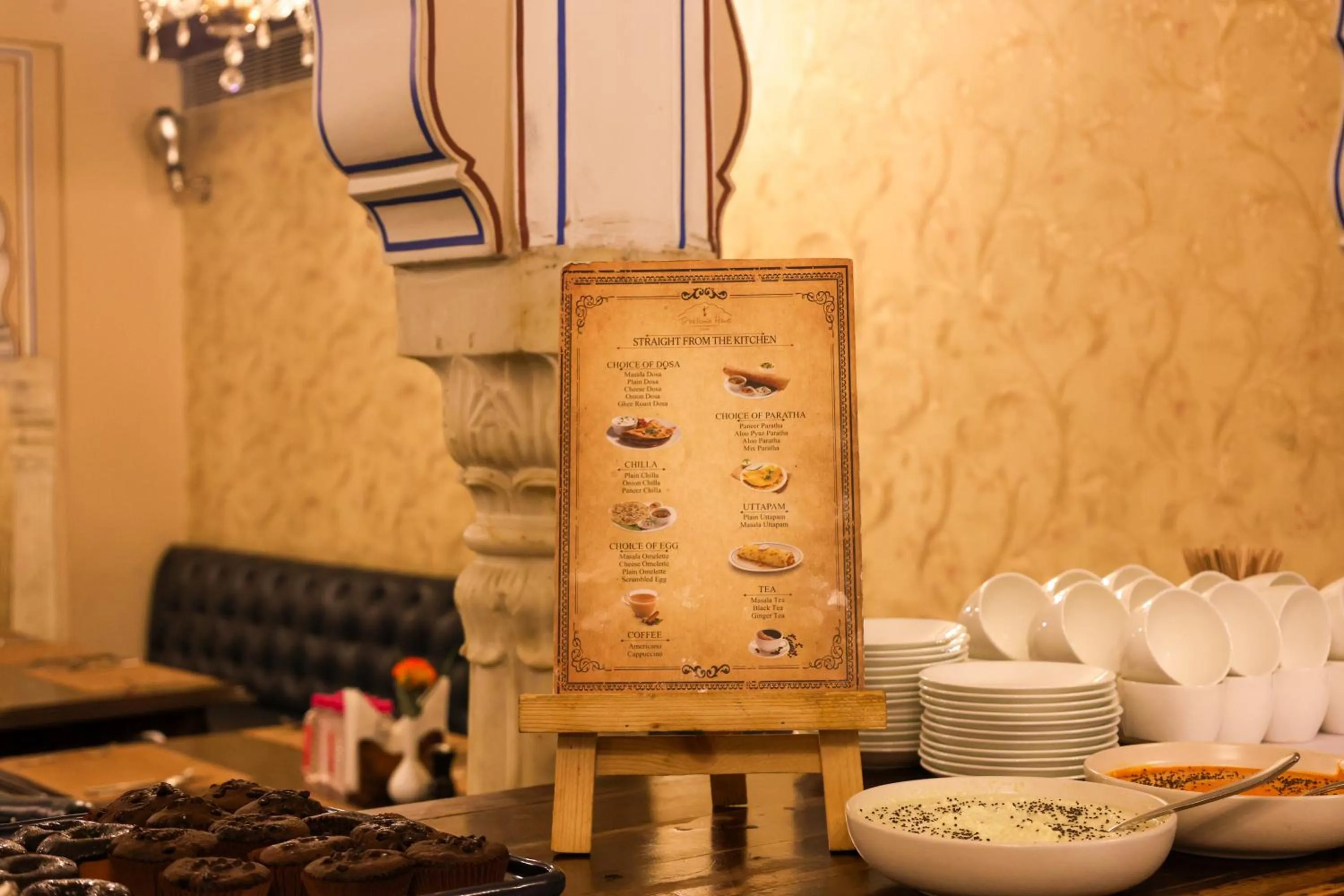 Breakfast in WelcomHeritage Traditional Haveli