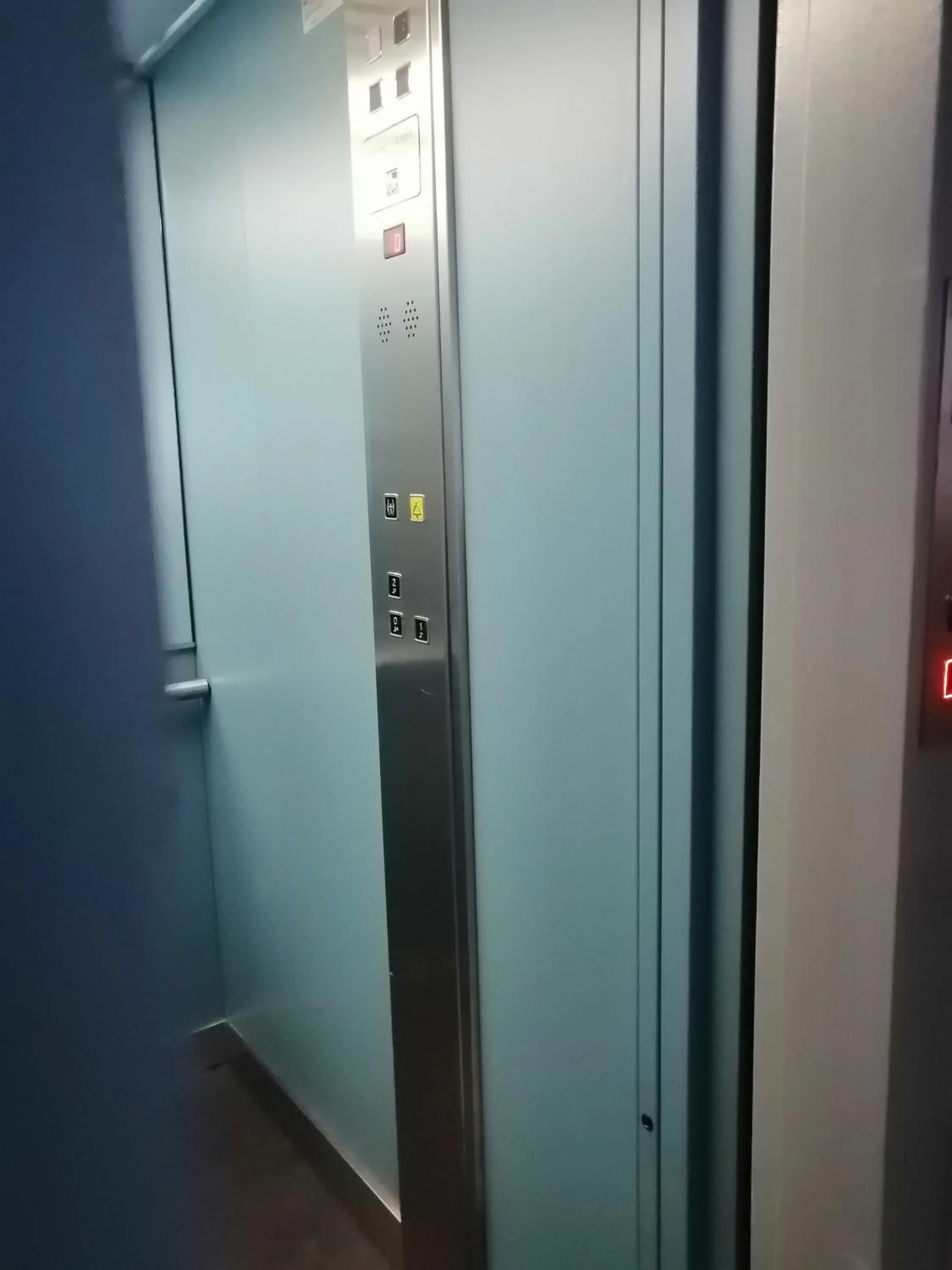 elevator in Hotel Soleo