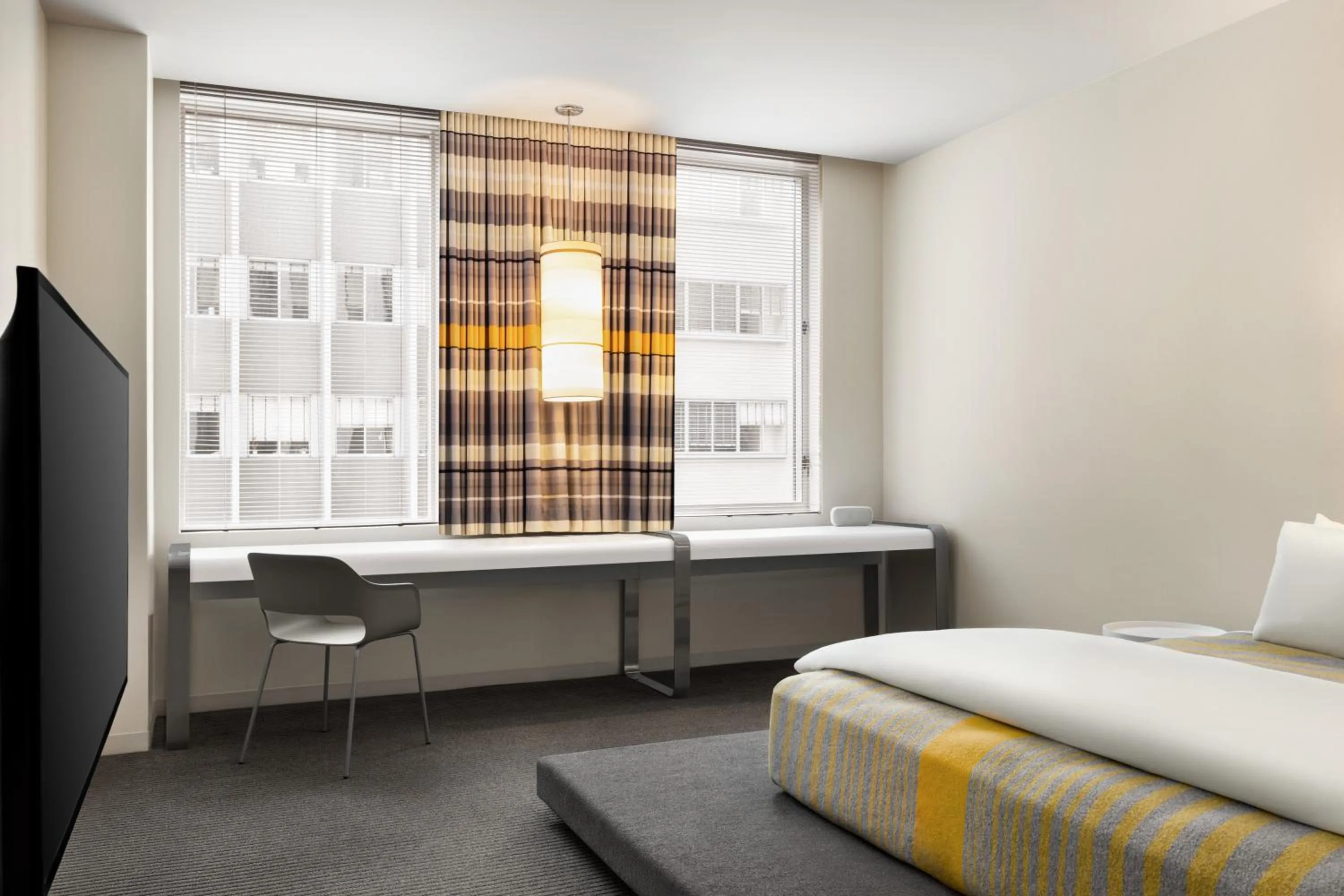 Bed in The Delphi Downtown LA