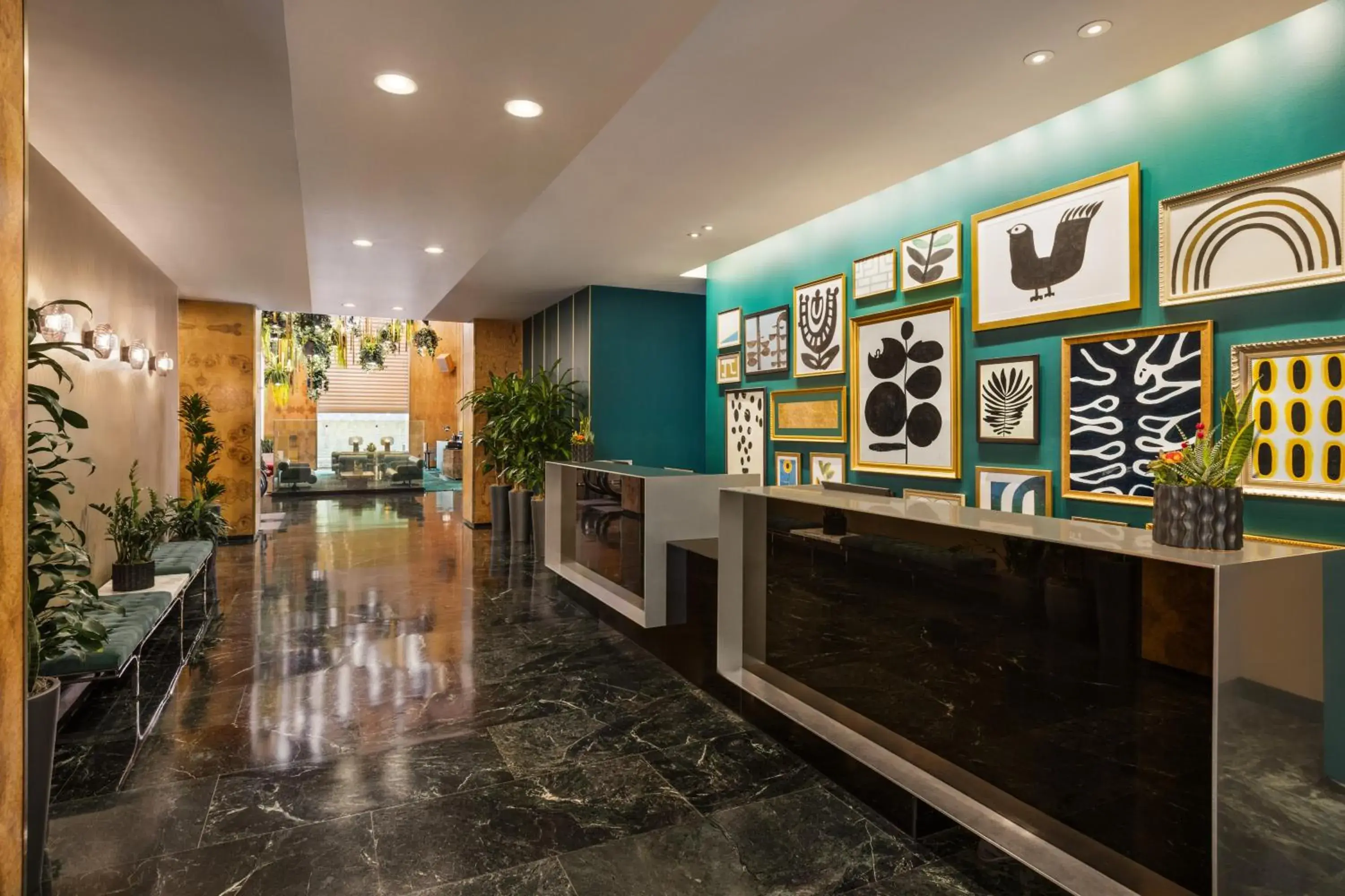 Lobby or reception in The Delphi Downtown LA Lobby or reception in The Delphi Downtown LA