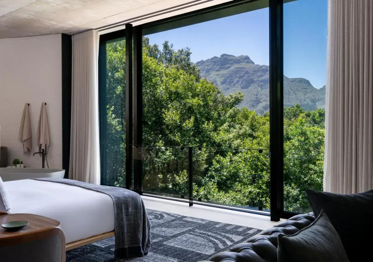 Mountain view, Bed in Future Found Sanctuary, Luxury Boutique Hotel by NEWMARK Mountain view, Bed in Future Found Sanctuary, Luxury Boutique Hotel by NEWMARK