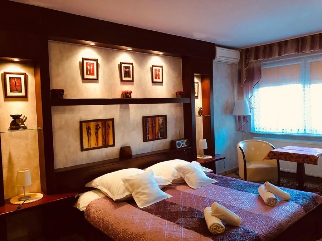 Bedroom, Bed in BLACK JACK "Będzin"