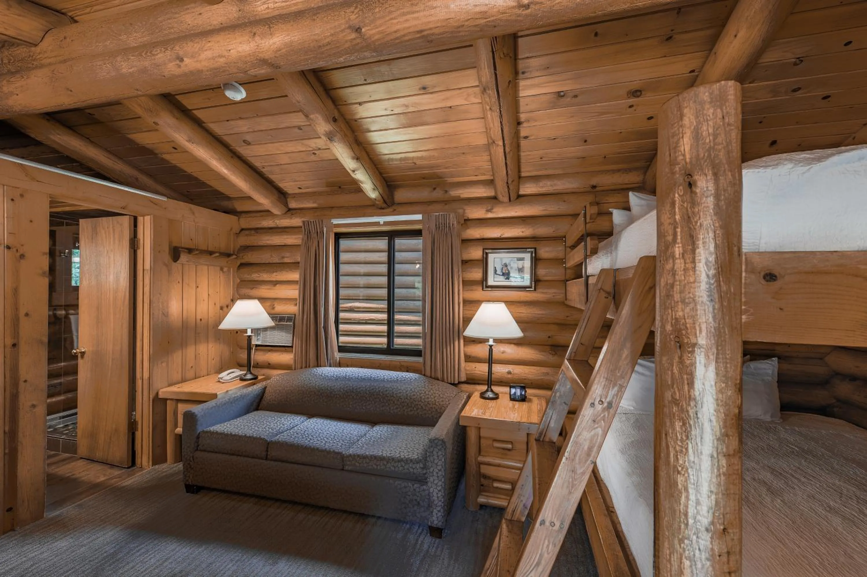 Bed in Cowboy Village Resort