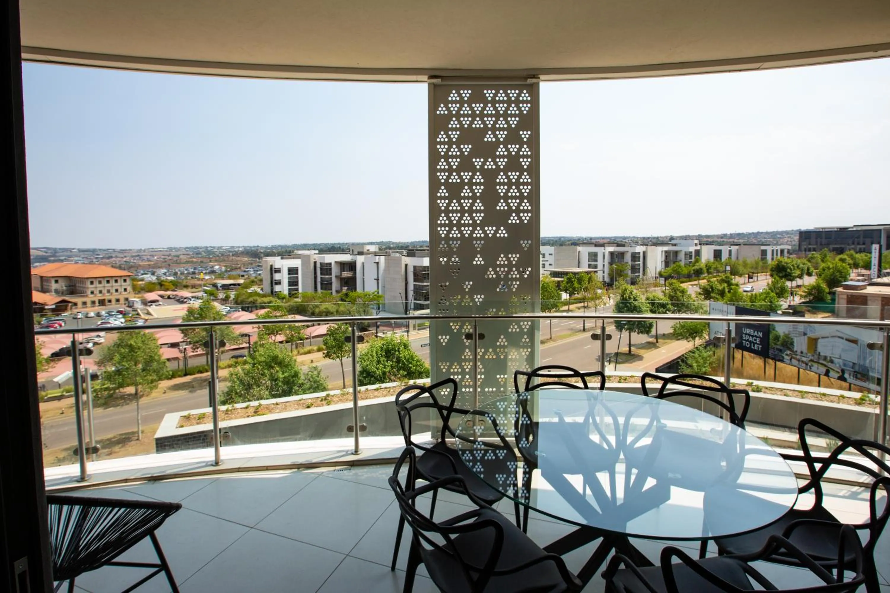 City view in Ellipse Waterfall Executive Apartments