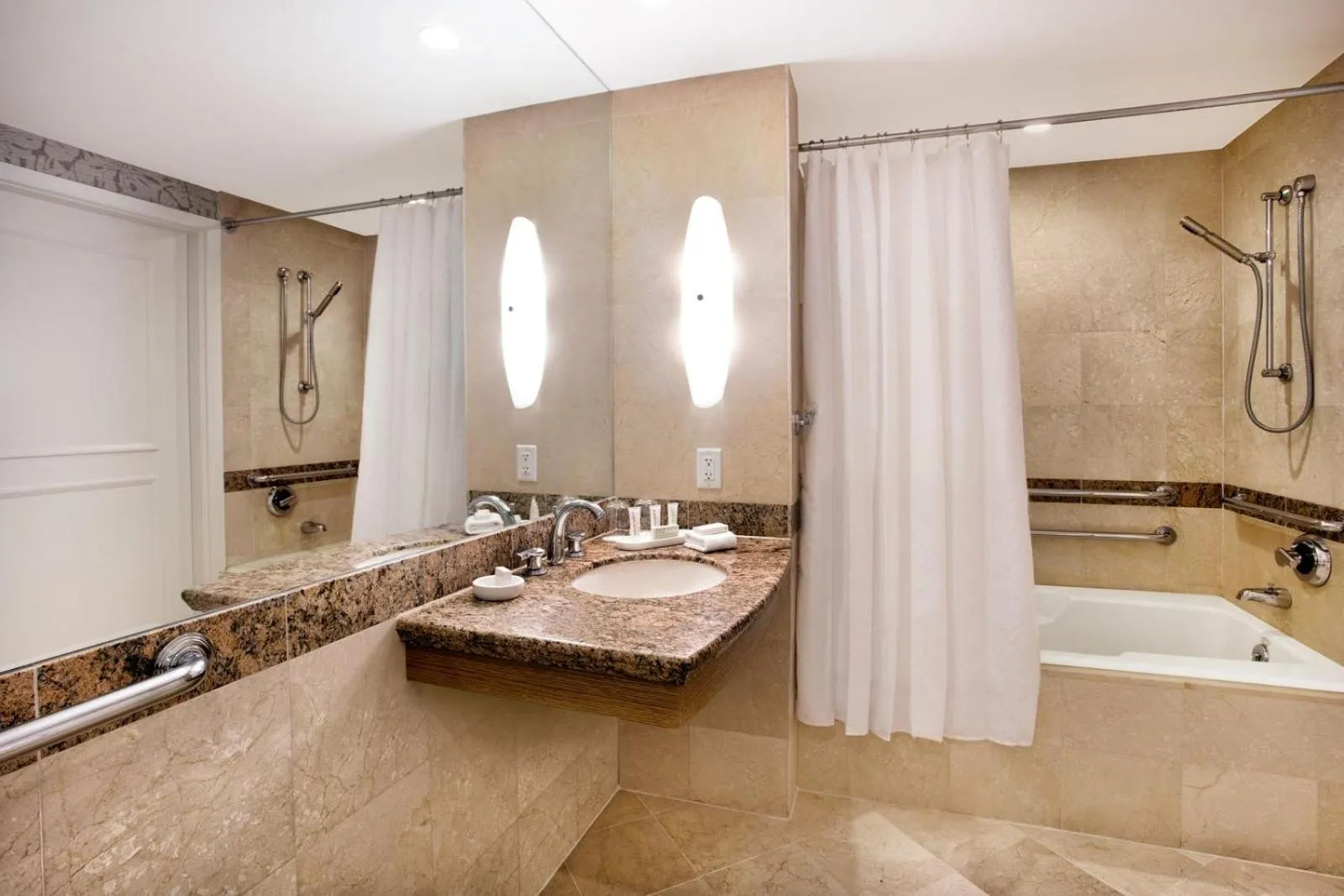 Shower in The Diplomat Beach Resort Hollywood, Curio Collection by Hilton