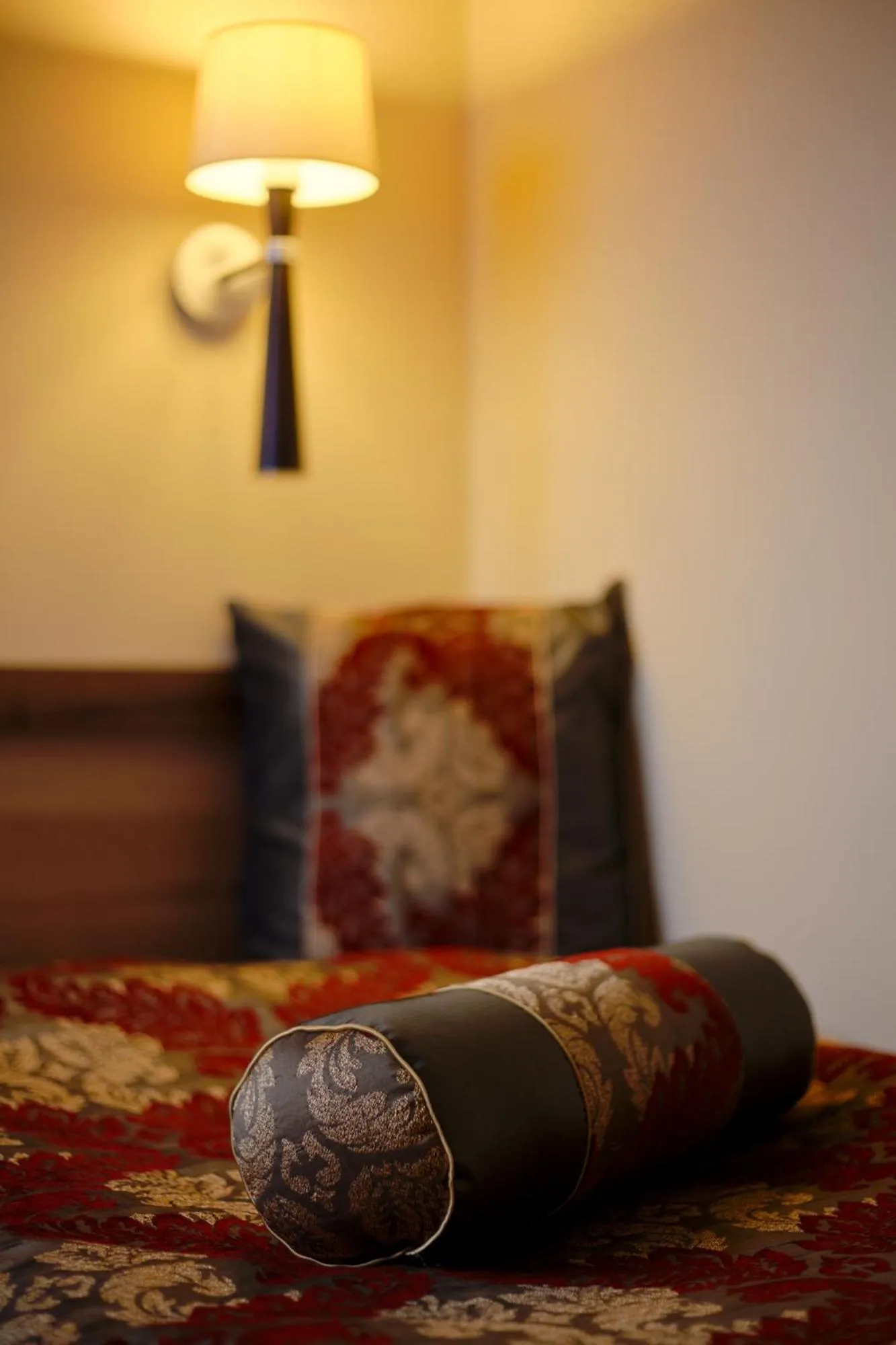 Decorative detail, Bed in Hotel Politański