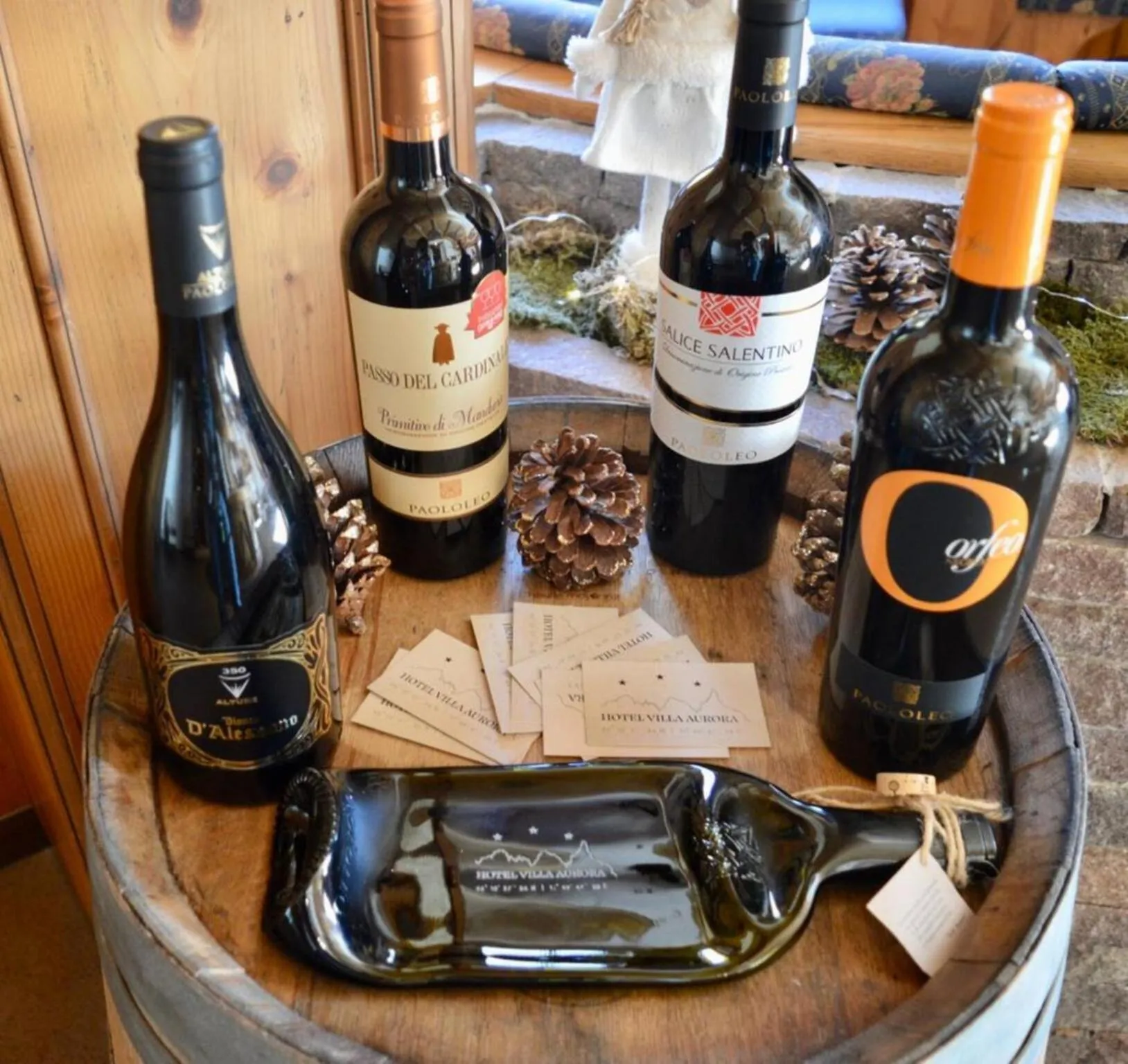 Food and drinks in Hotel Villa Aurora