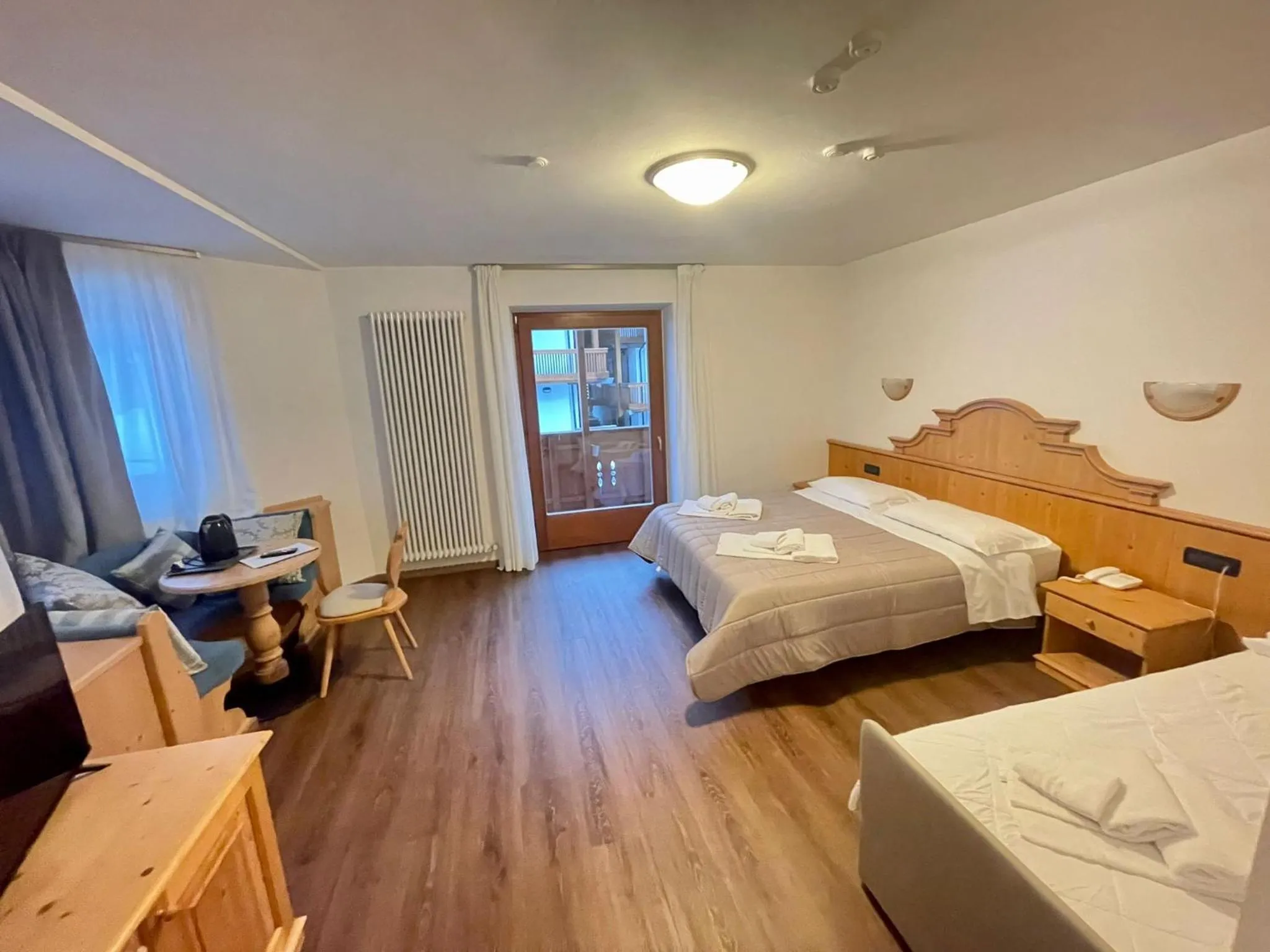 Bed in Hotel Villa Aurora