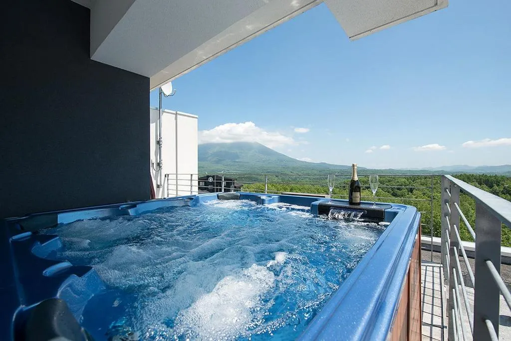 Hot Tub in Snow Crystal