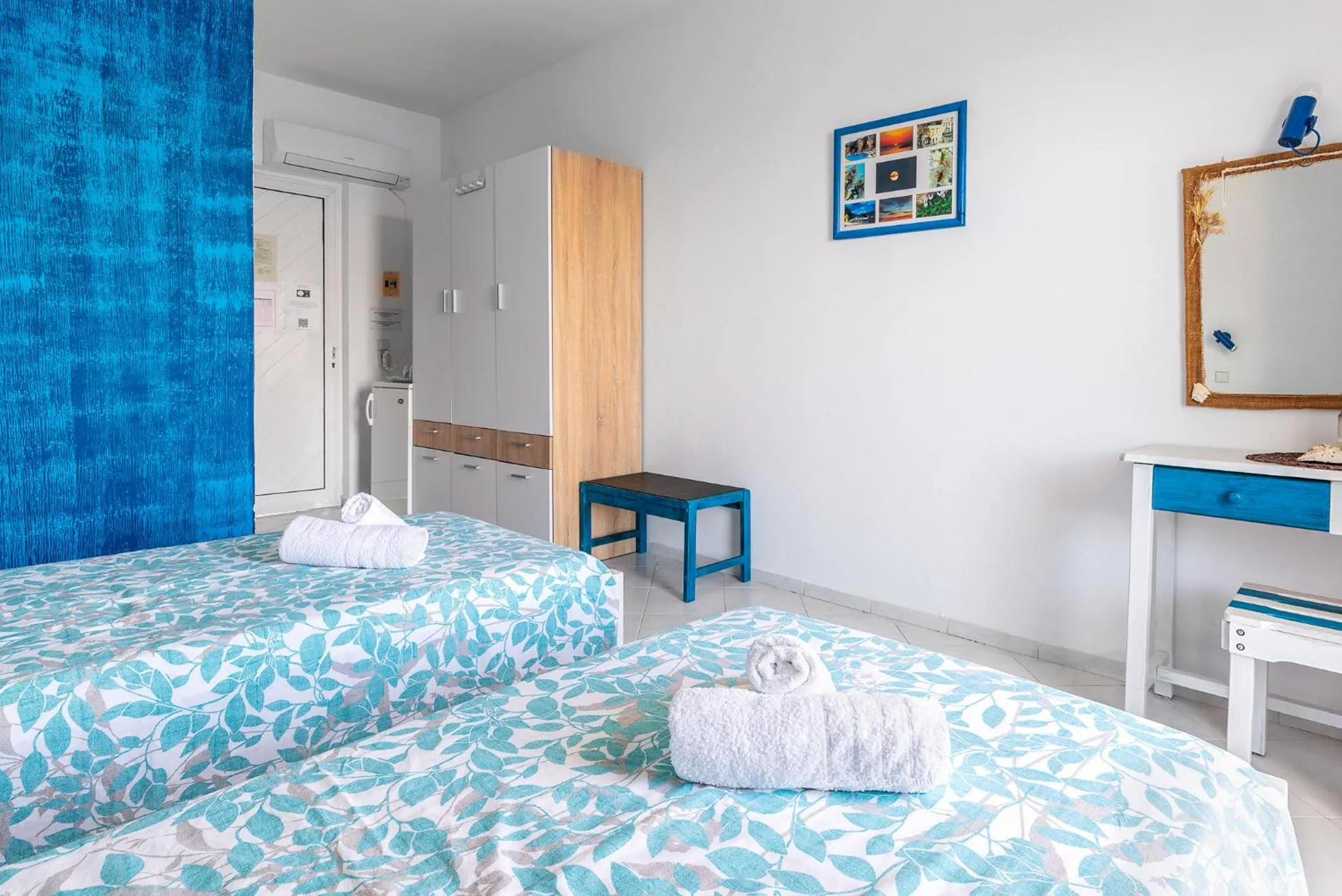 Bed in Antoniadi Rooms