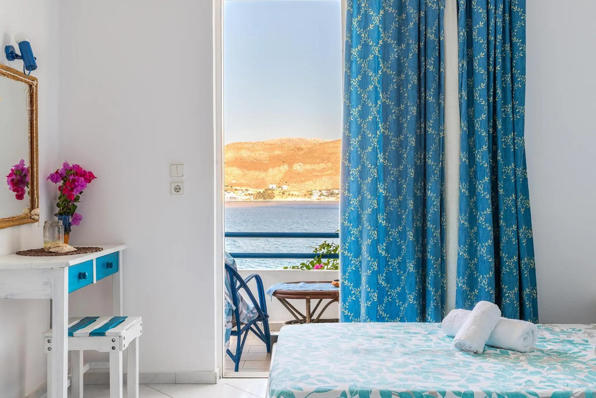Bed in Antoniadi Rooms