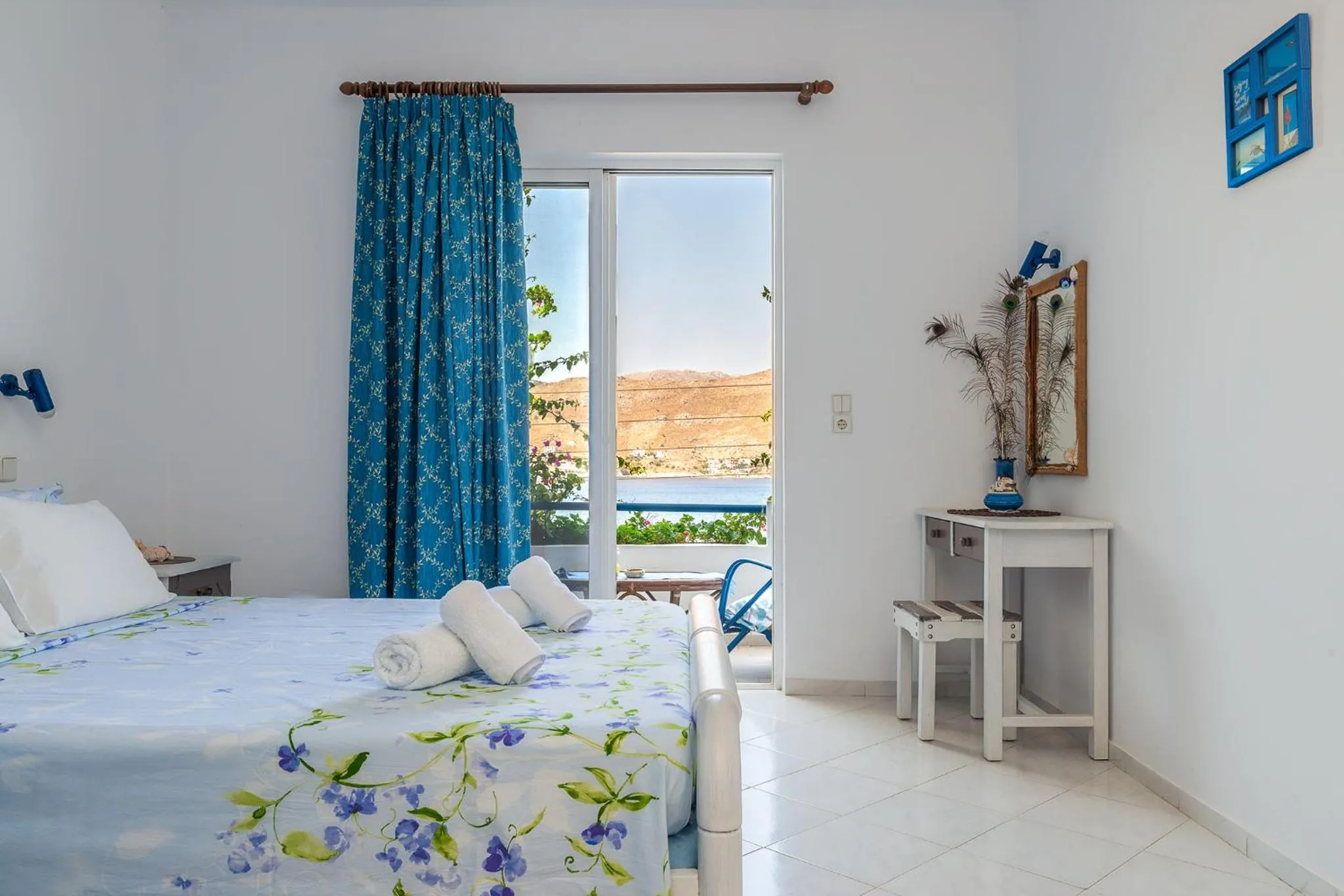 Bed in Antoniadi Rooms